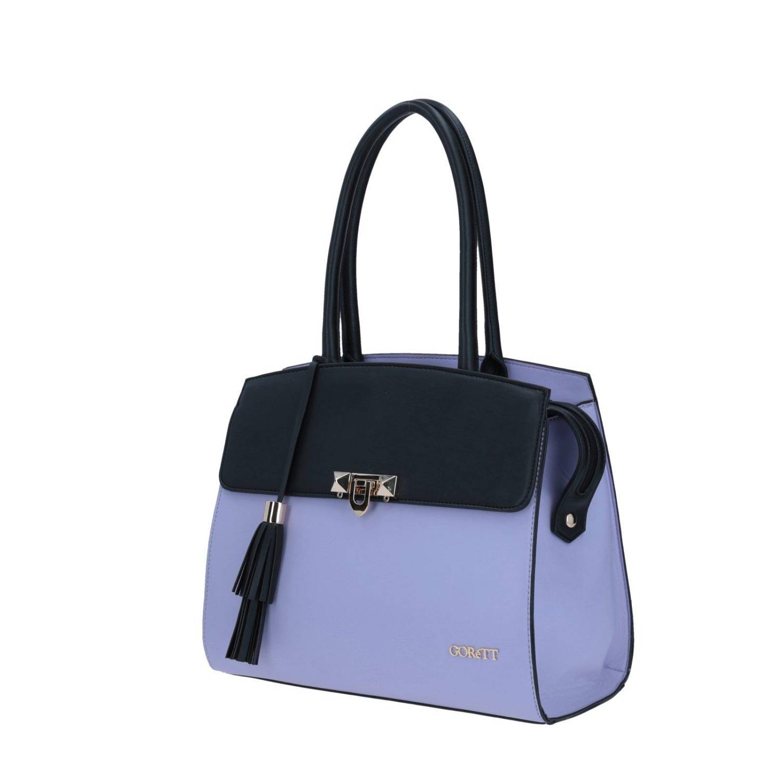Tote Bag Grande Bicolor Morado GORETT 