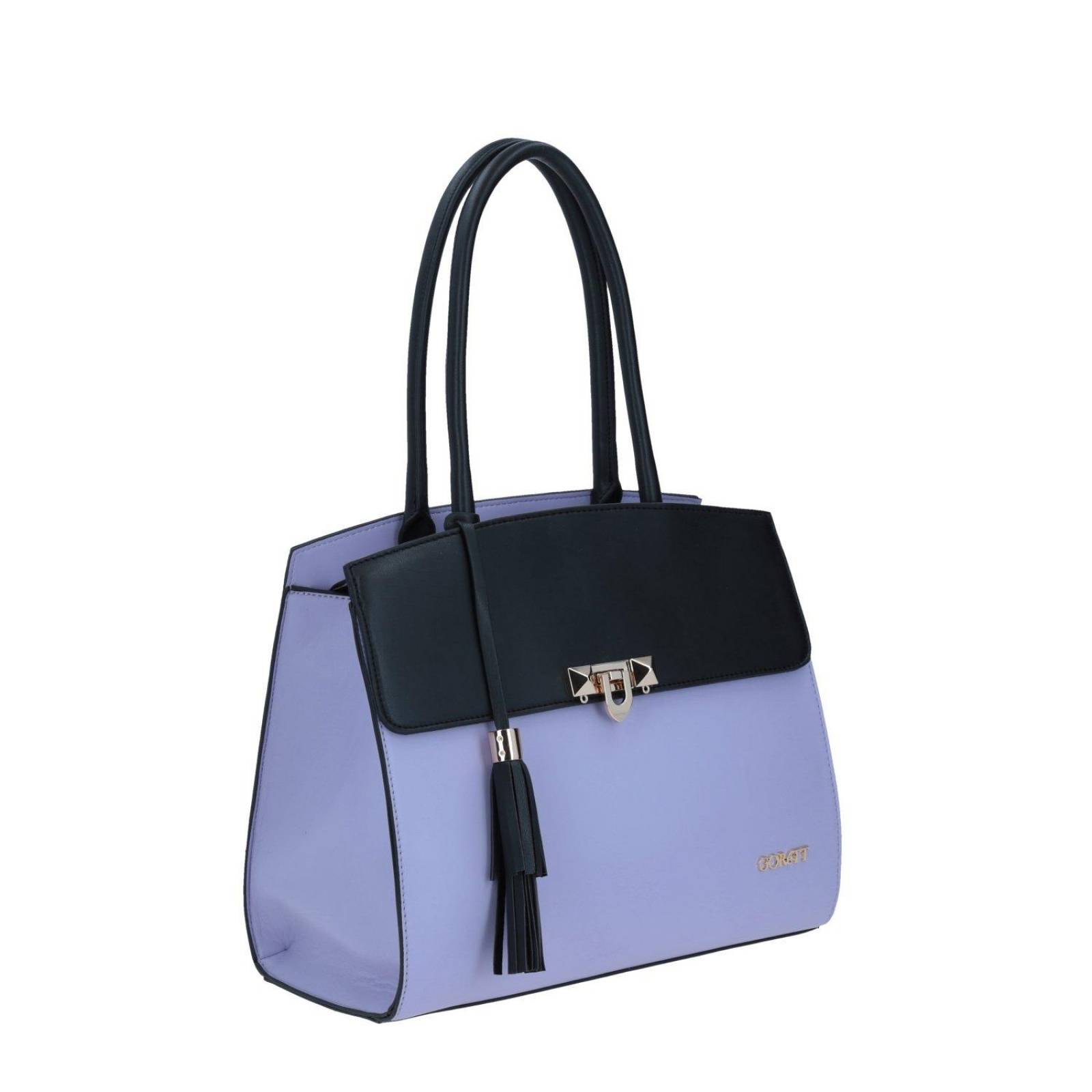 Tote Bag Grande Bicolor Morado GORETT 