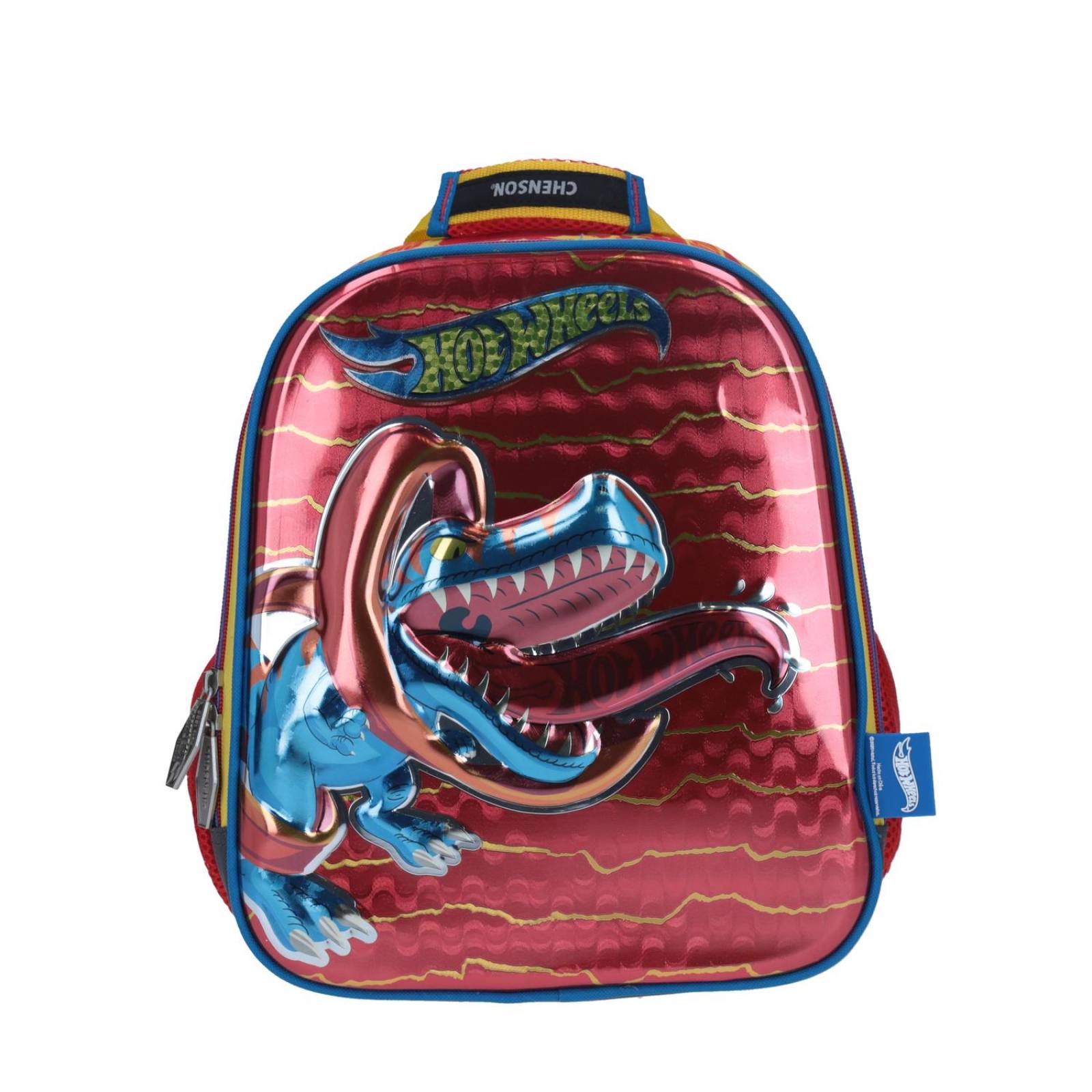 MOCHILA CHICA TERROR T- REX HOT WHEELS 