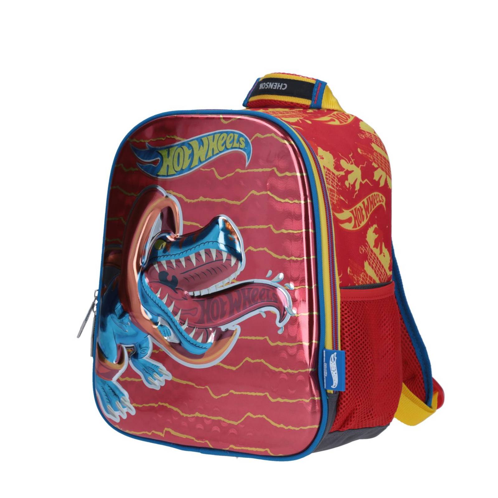 MOCHILA CHICA TERROR T- REX HOT WHEELS 