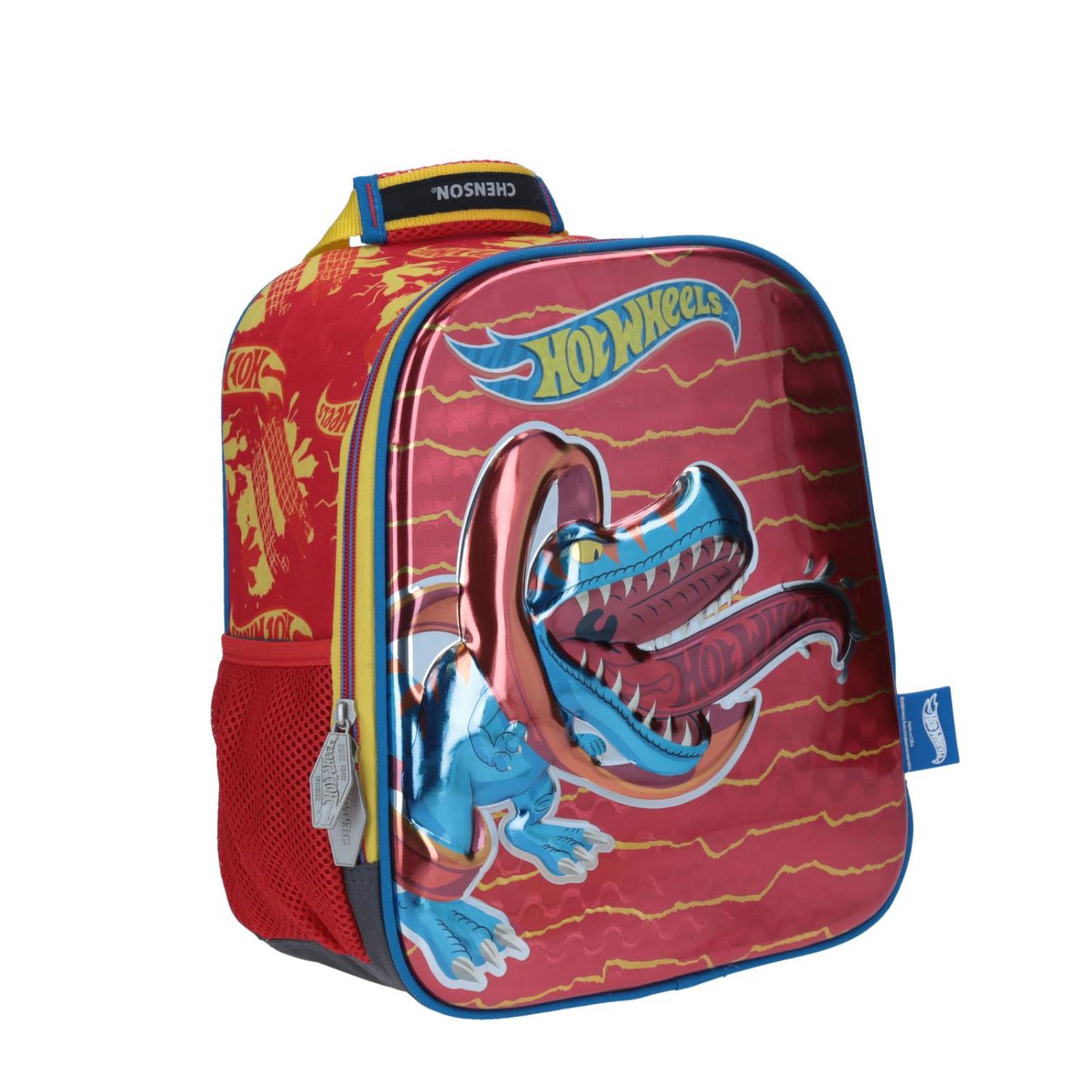 MOCHILA CHICA TERROR T- REX HOT WHEELS 