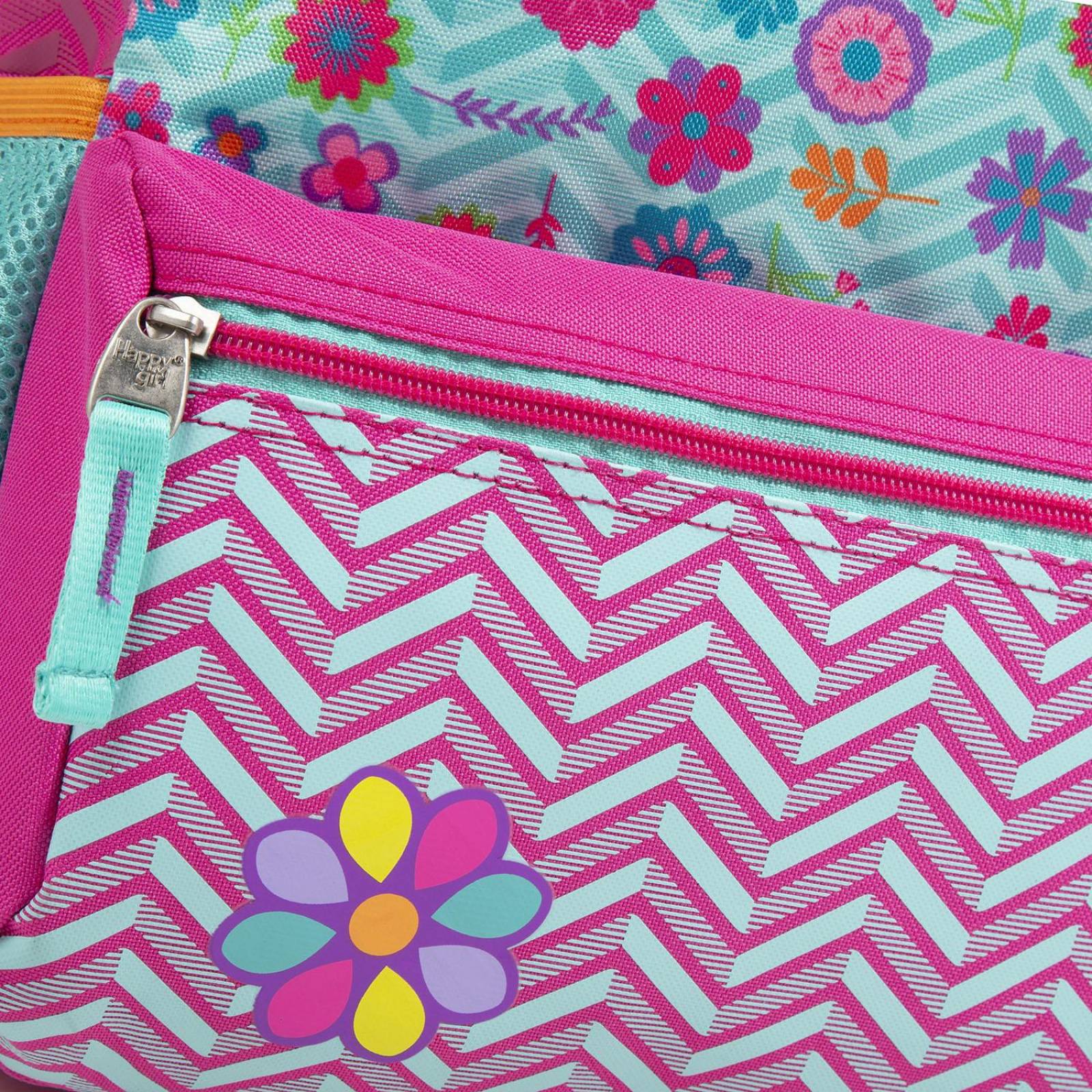 MOCHILA FLORES HAPPY GIRL 