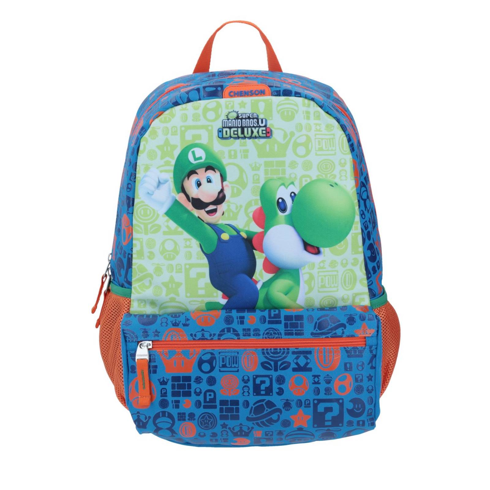 MOCHILA LUIGI & YOSHI DELUXE AZUL 