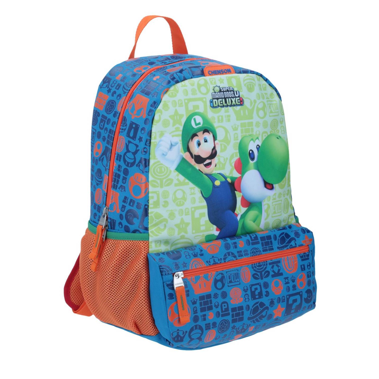 MOCHILA LUIGI & YOSHI DELUXE AZUL 