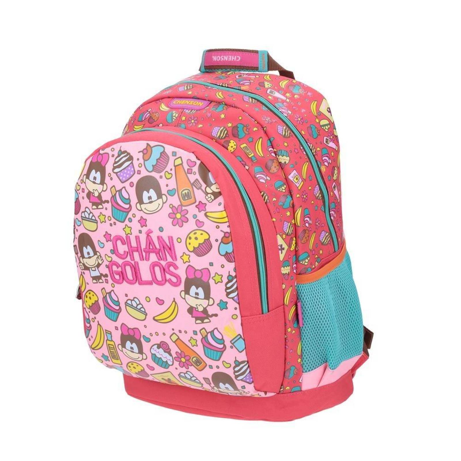 Mochila Grande Chenson Changolos Yomis Rosa 