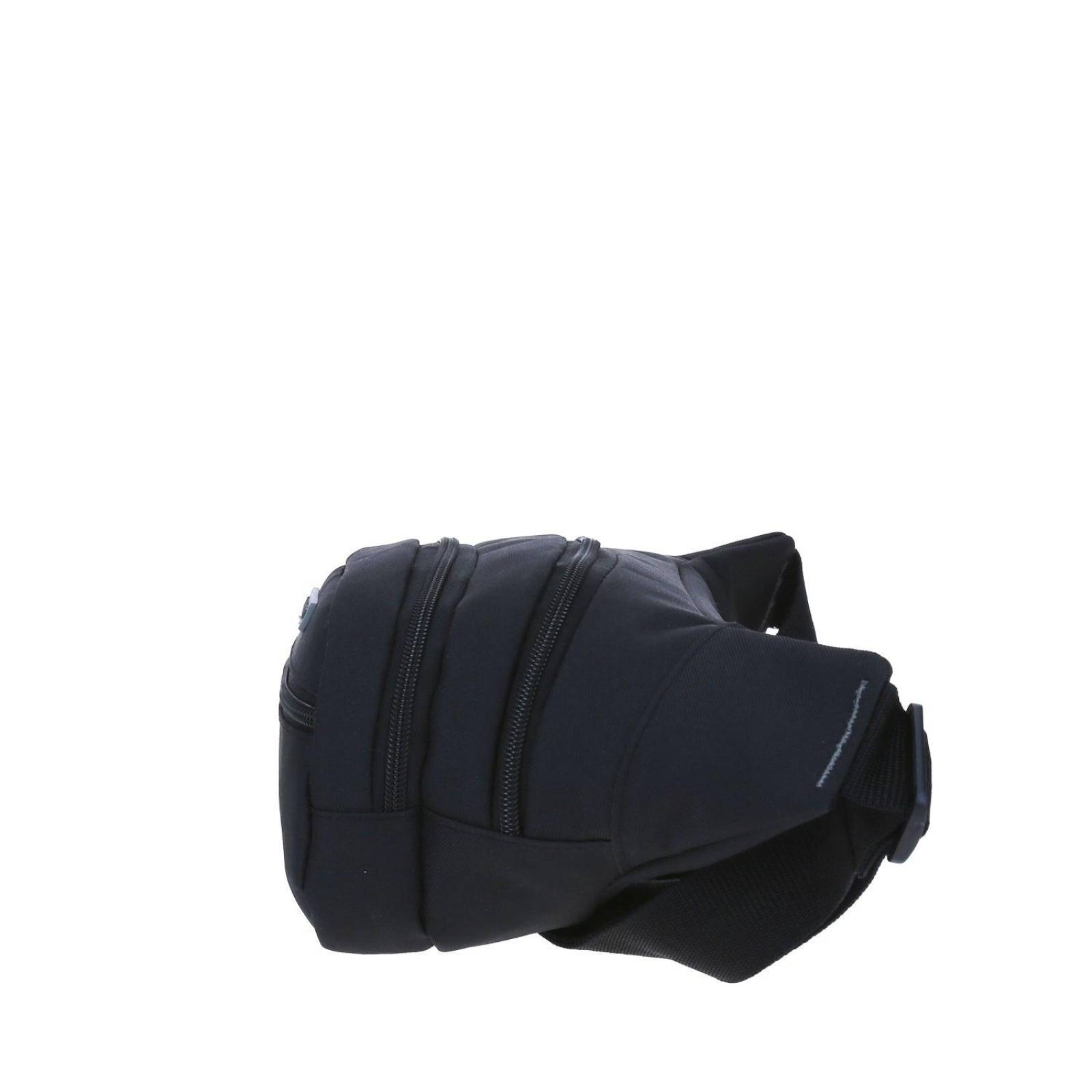 Cangurera Chenson Pro Viaje RAZE Unisex Negro chico doble compartimento