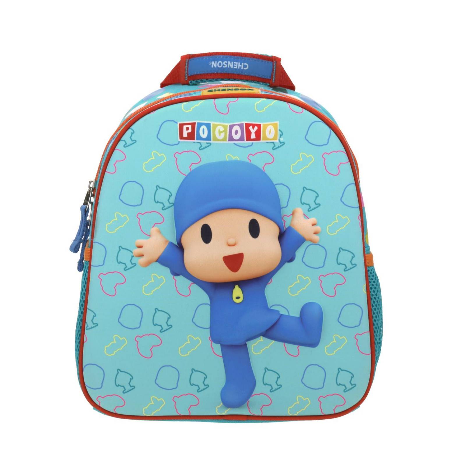 Mochila Chico Verde Chenson Pocoyo Kinder HAPOC para niño 