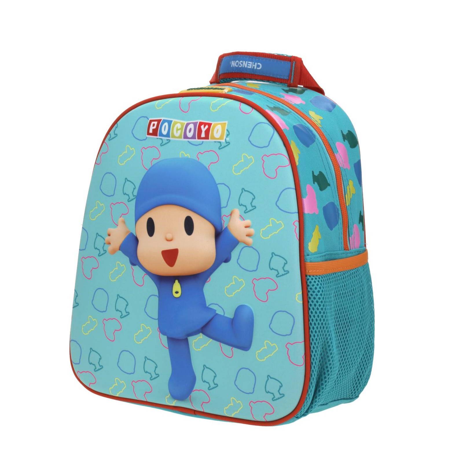 Mochila Chico Verde Chenson Pocoyo Kinder HAPOC para niño 