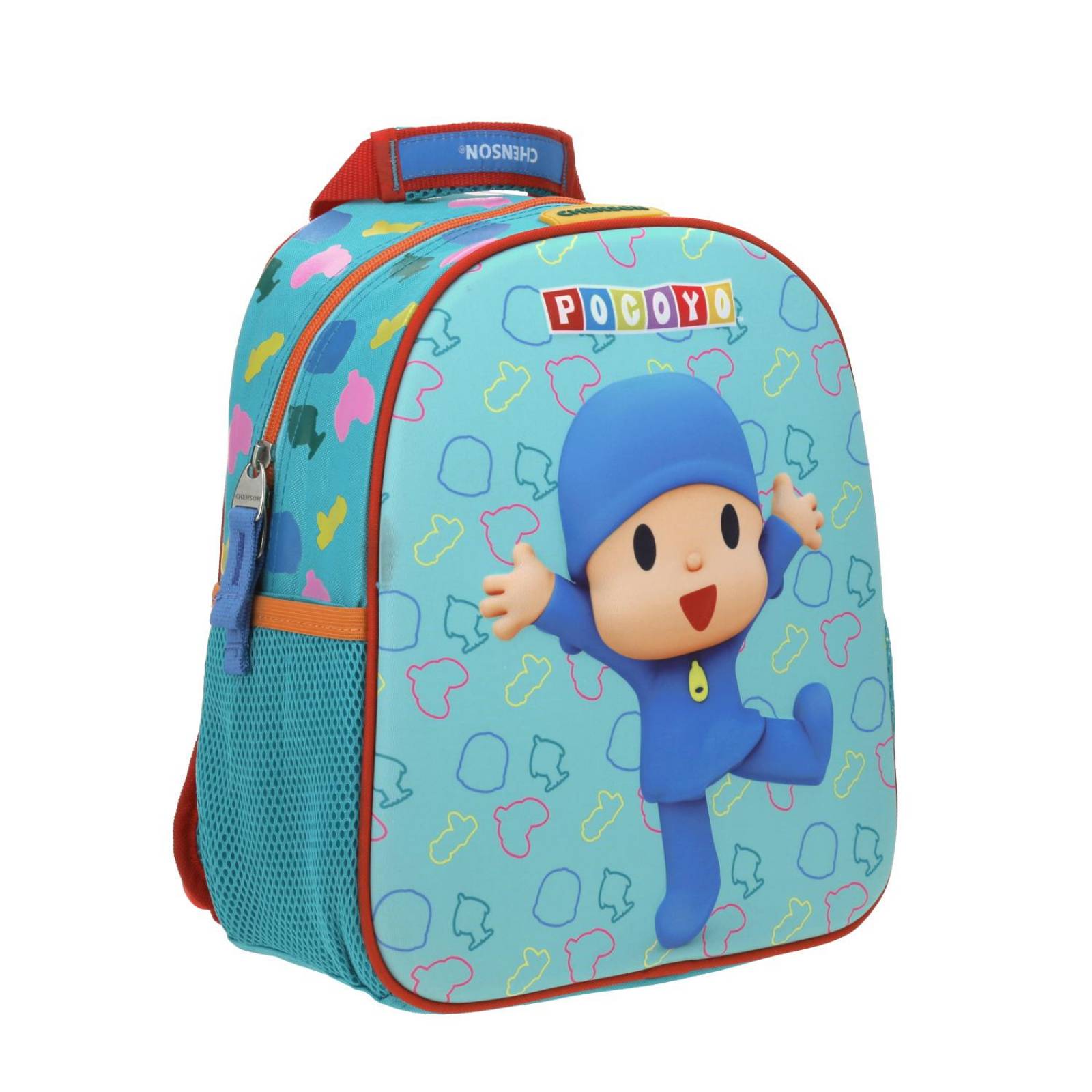 Mochila Chico Verde Chenson Pocoyo Kinder HAPOC para niño 
