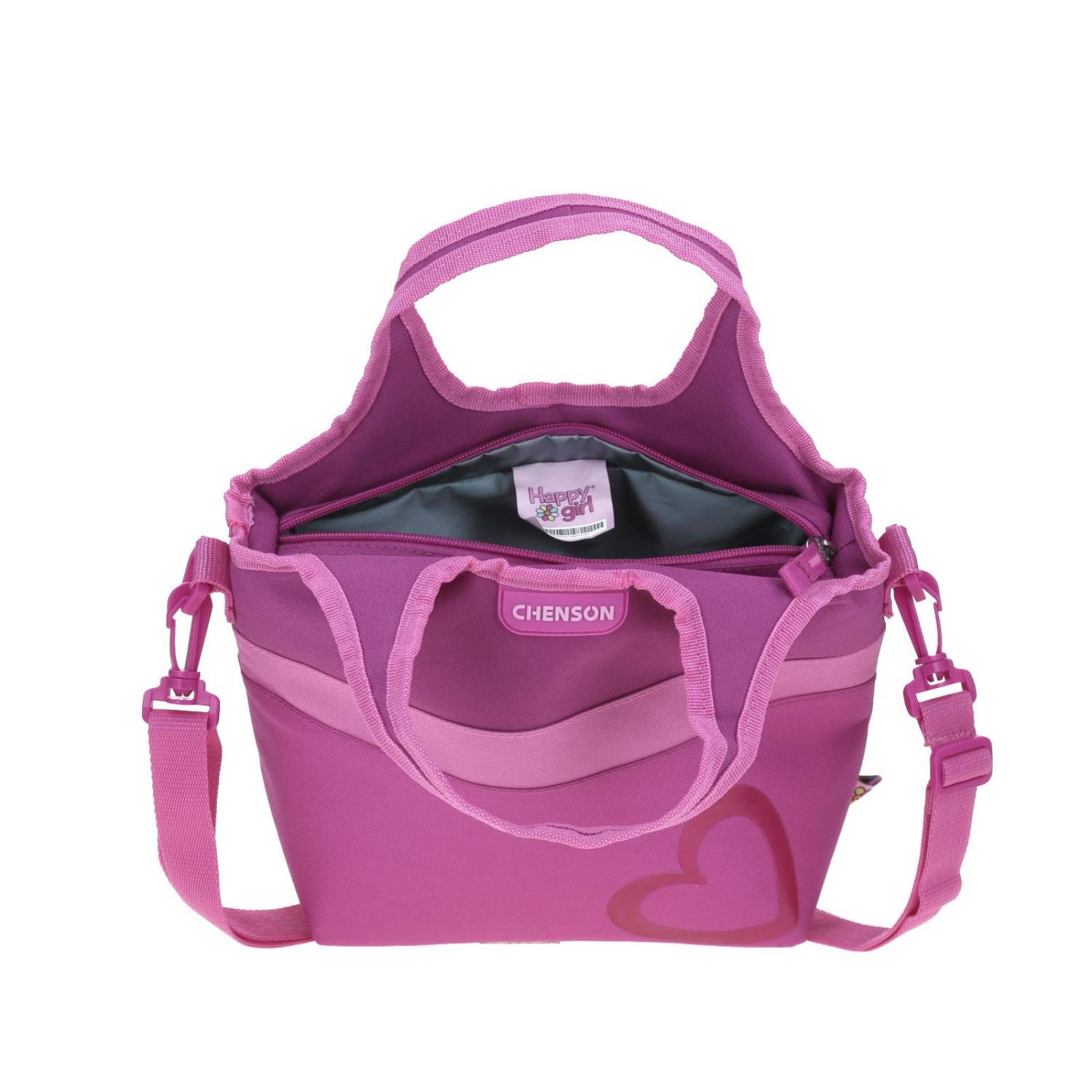 Lonchera Chico Rosa Chenson Happy Girl Primaria CHEIN para niña 