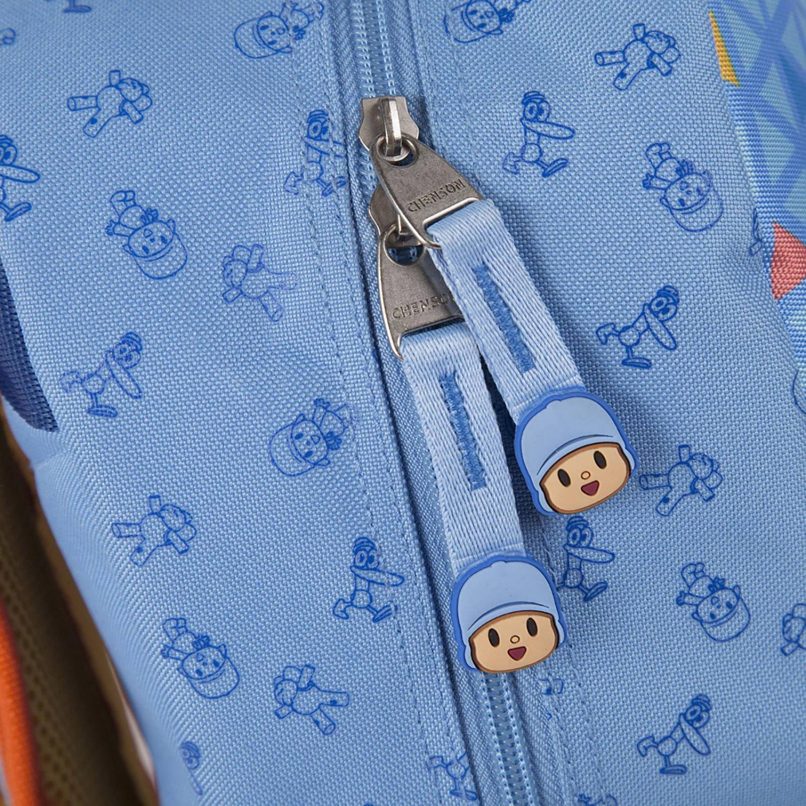 Mochila Mediano Azul Chenson Pocoyo Kinder PRENS Unisex 