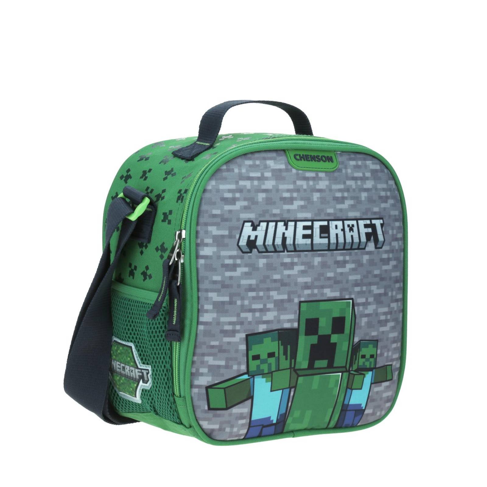 Lonchera Chico Verde Chenson Minecraft Primaria ZEEP para niño