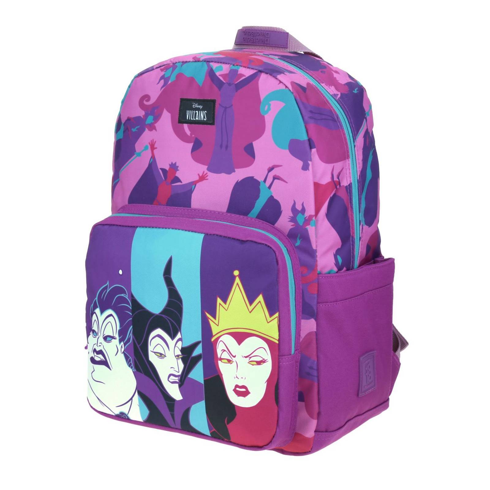 Mochila Grande Fucsia 1818 Villanas Secundaria Evils para mujer Porta Laptop simple de hasta 15". 