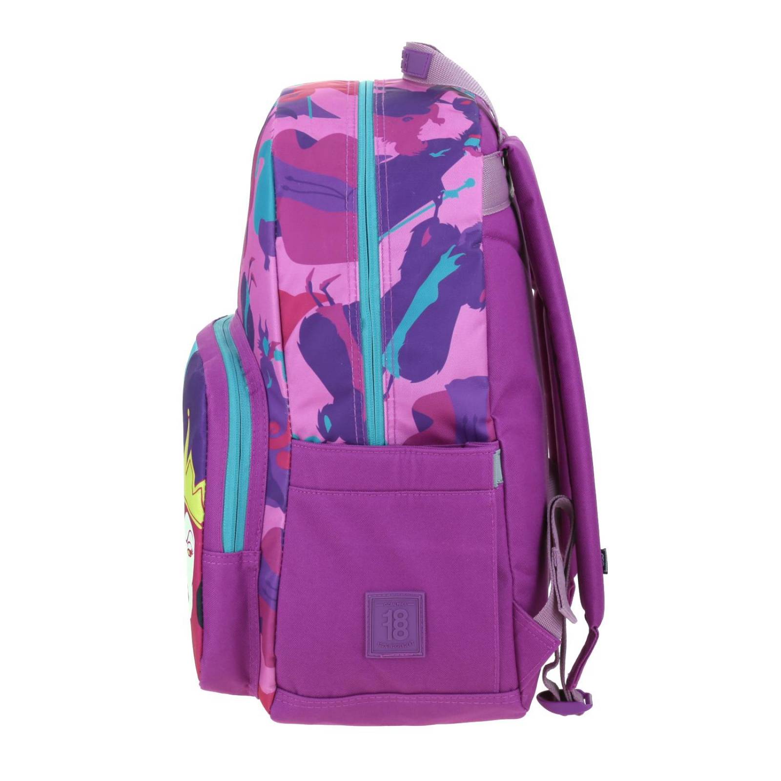 Mochila Grande Fucsia 1818 Villanas Secundaria Evils para mujer Porta Laptop simple de hasta 15". 