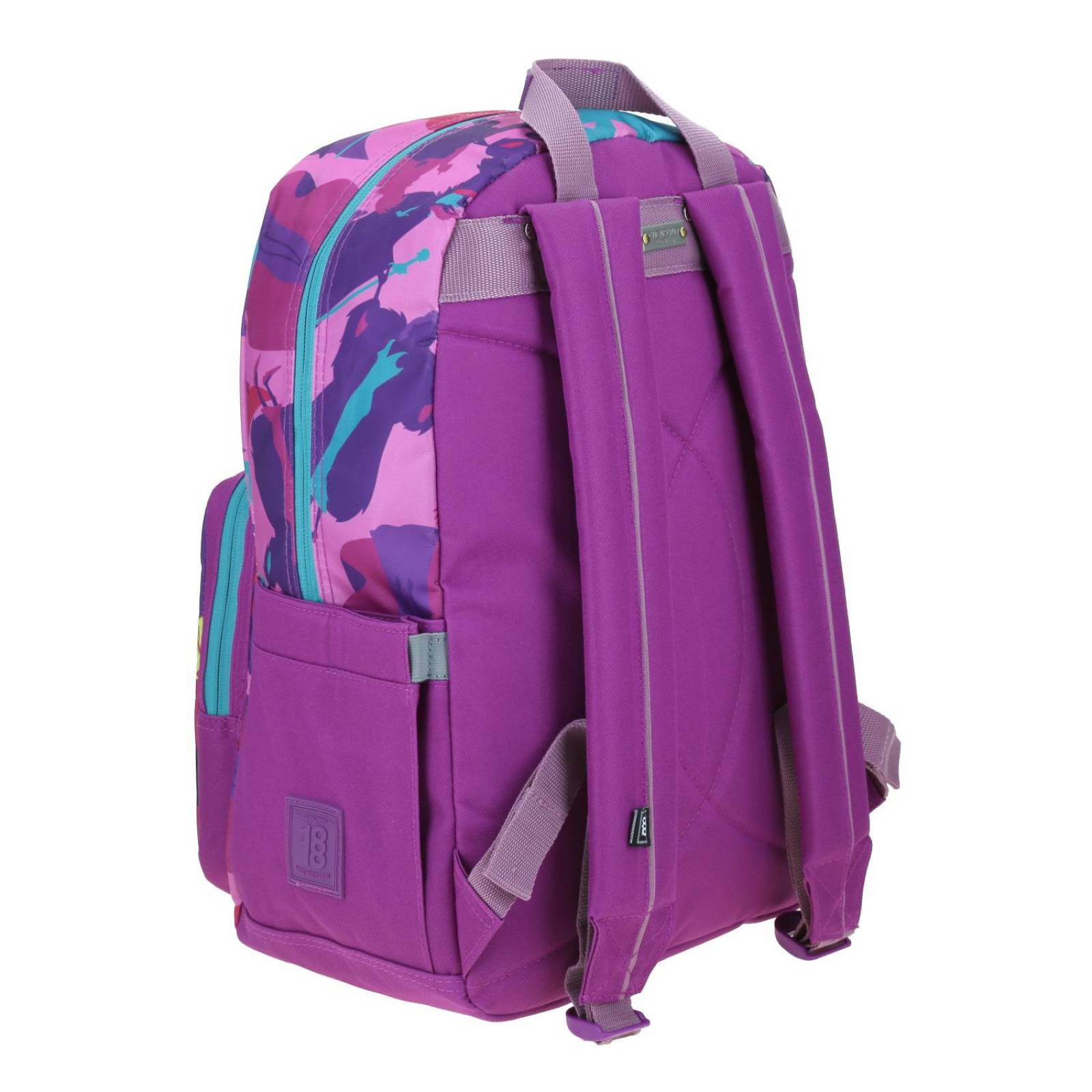 Mochila Grande Fucsia 1818 Villanas Secundaria Evils para mujer Porta Laptop simple de hasta 15". 