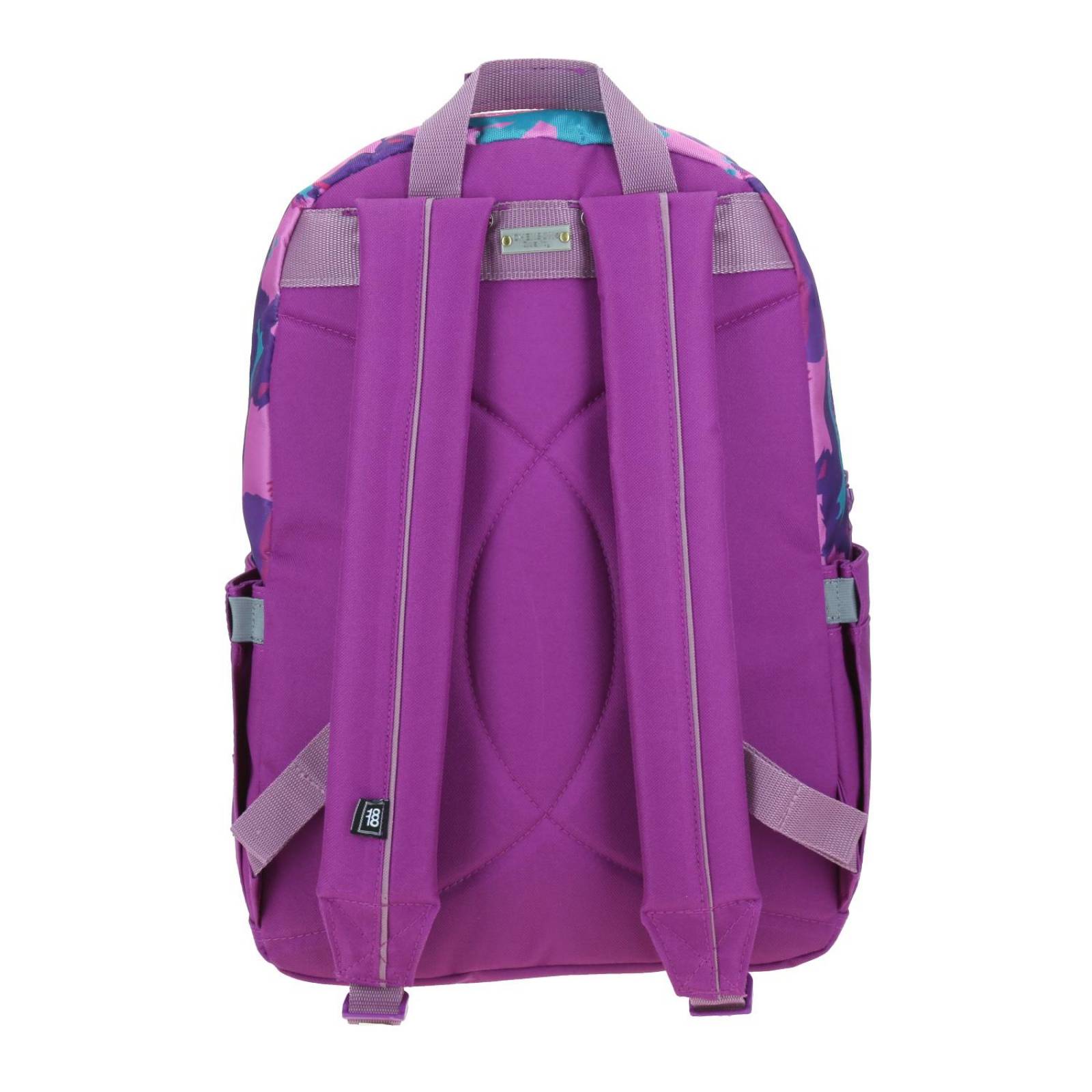 Mochila Grande Fucsia 1818 Villanas Secundaria Evils para mujer Porta Laptop simple de hasta 15". 