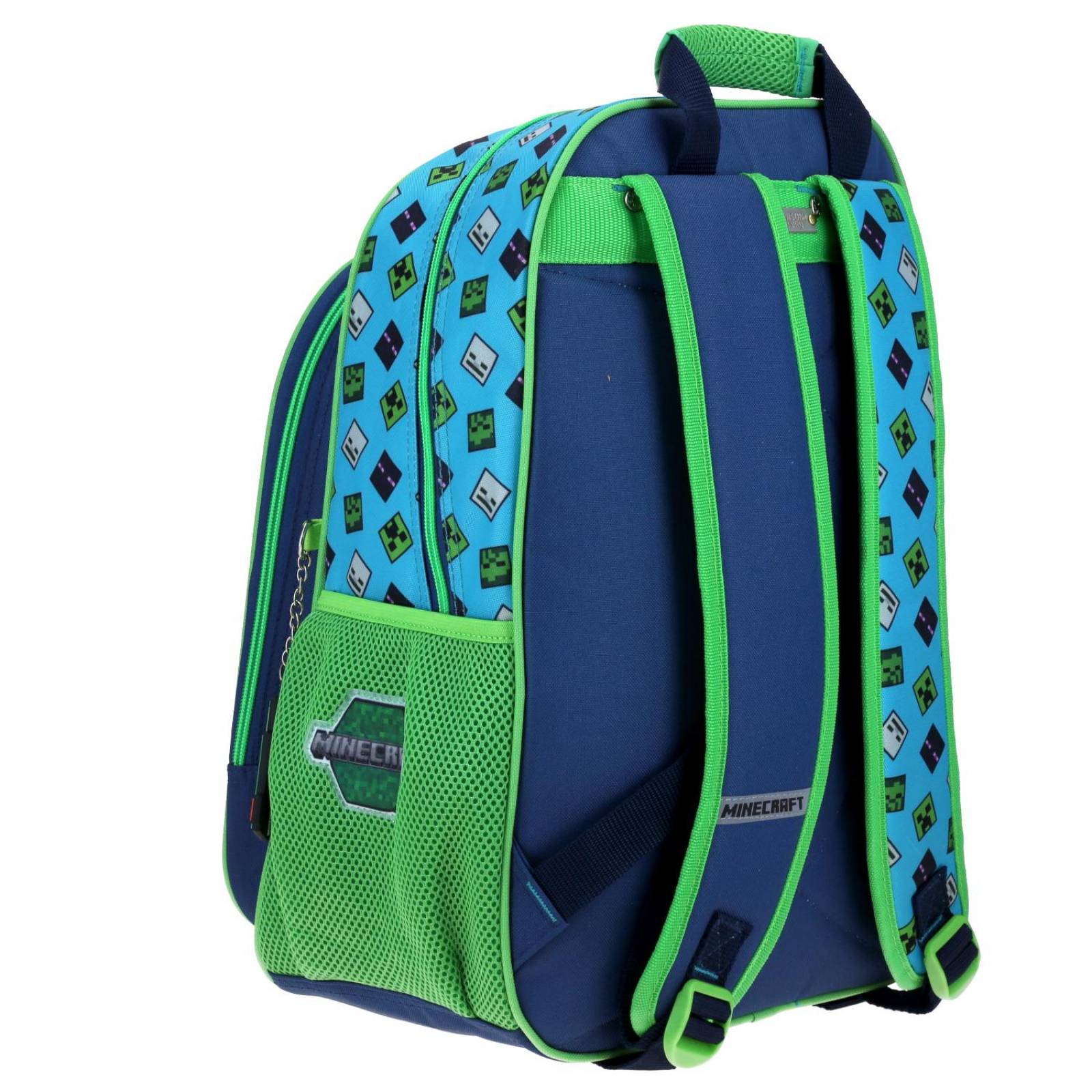 Mochila Grande Azul Chenson Minecraft Primaria SORV para niño 