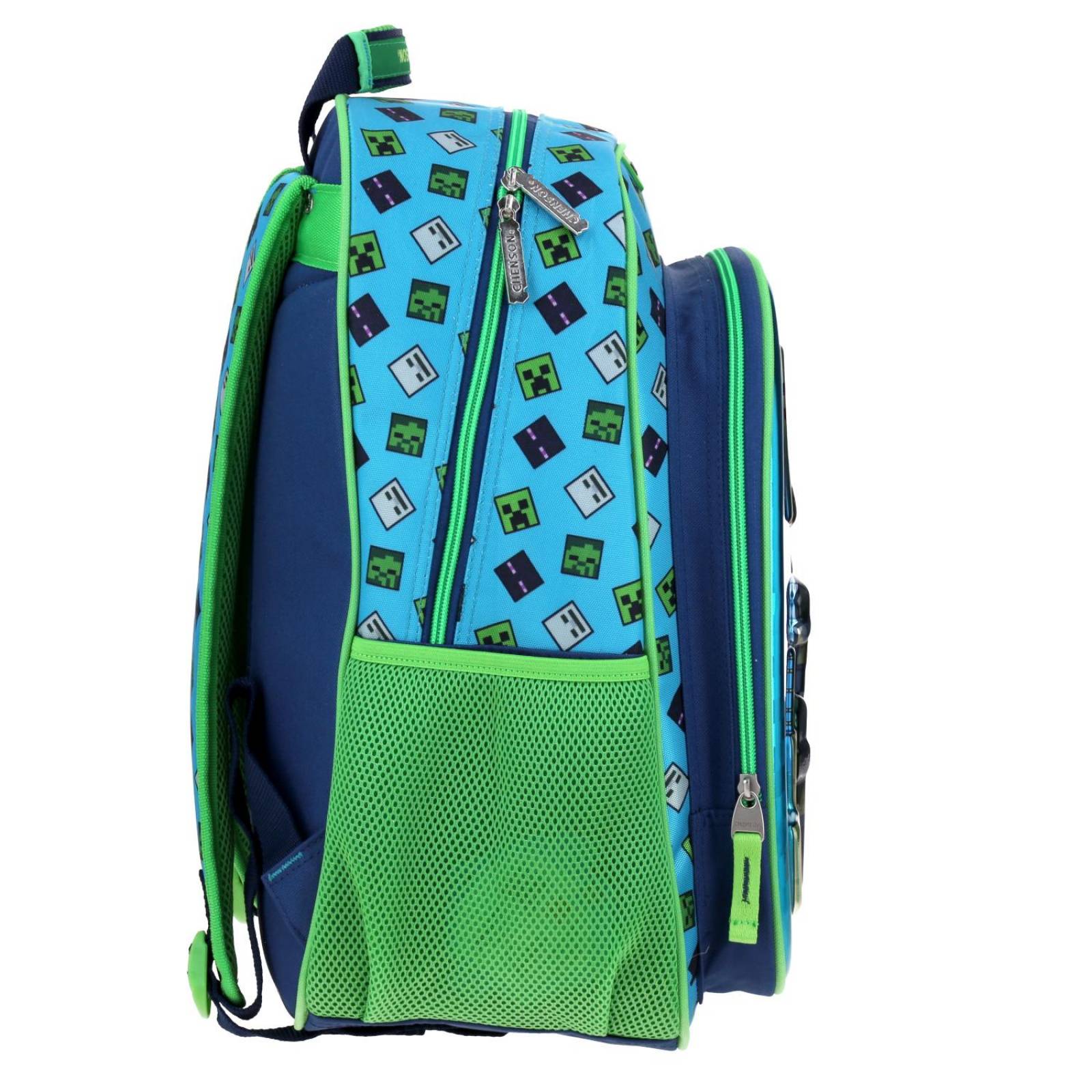 Mochila Grande Azul Chenson Minecraft Primaria SORV para niño 
