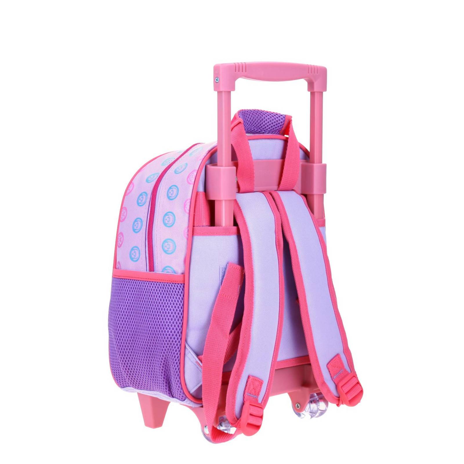 Mochila con Ruedas Chico Violeta Chenson Pocoyo Kinder PAIRCO para niña