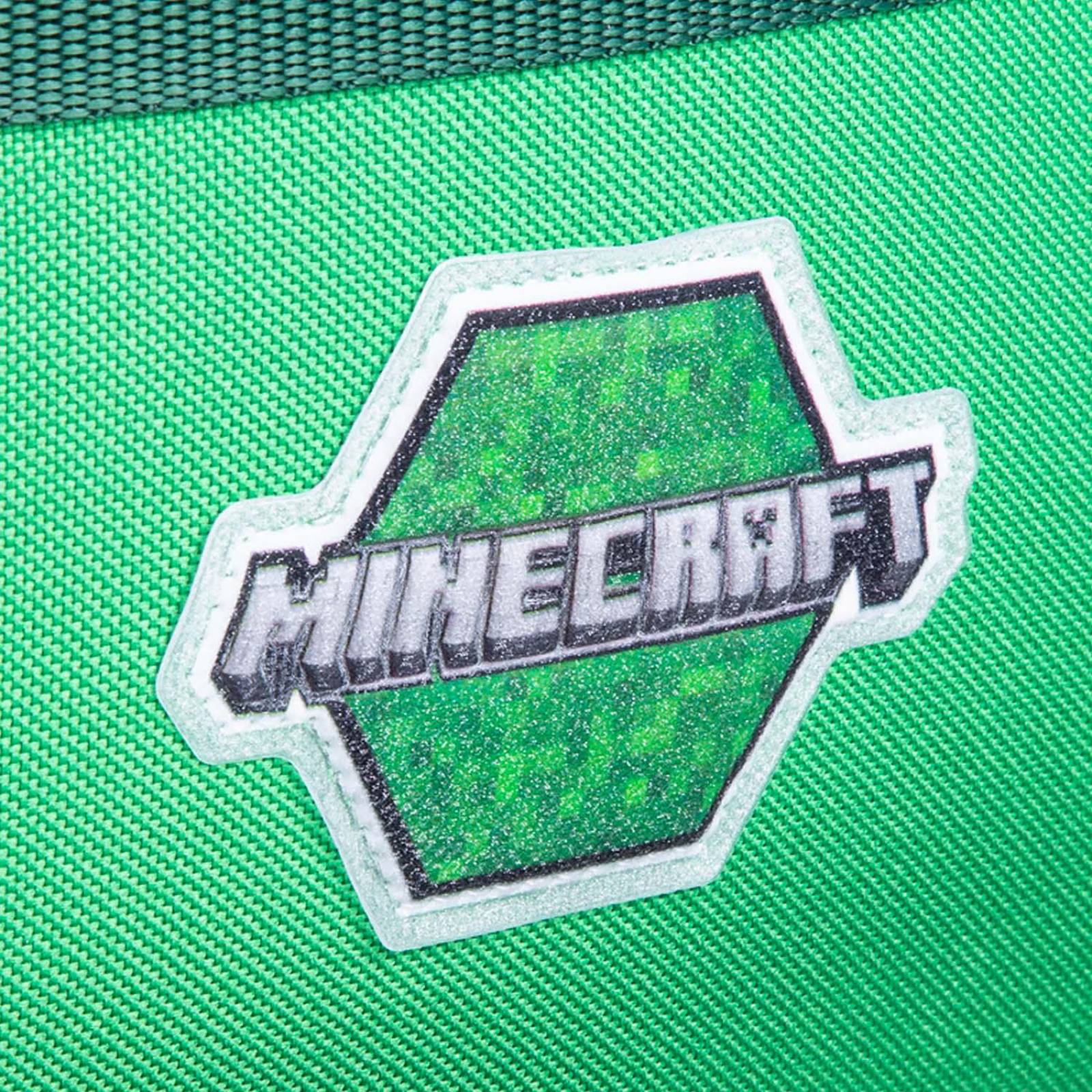 Lonchera Chico Verde Chenson Minecraft Primaria FAIGT para niño 