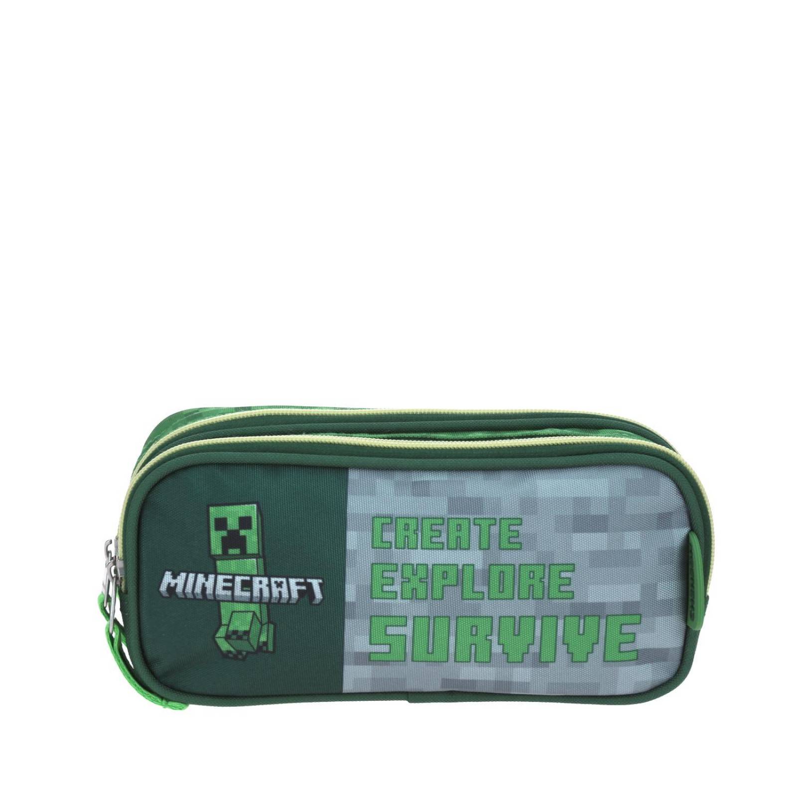 Lapicera Chico Verde Chenson Minecraft Primaria CES para niño