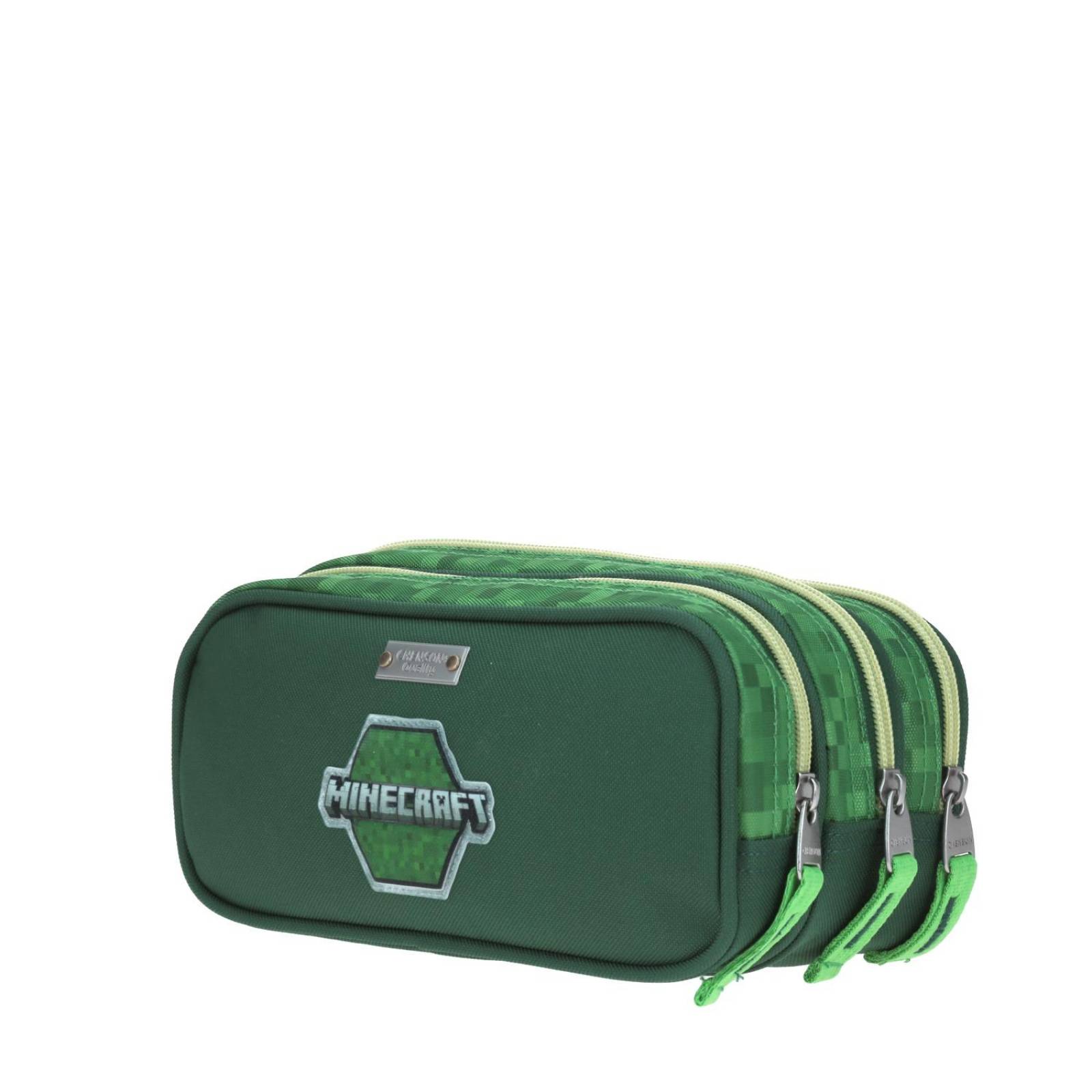 Lapicera Chico Verde Chenson Minecraft Primaria CES para niño