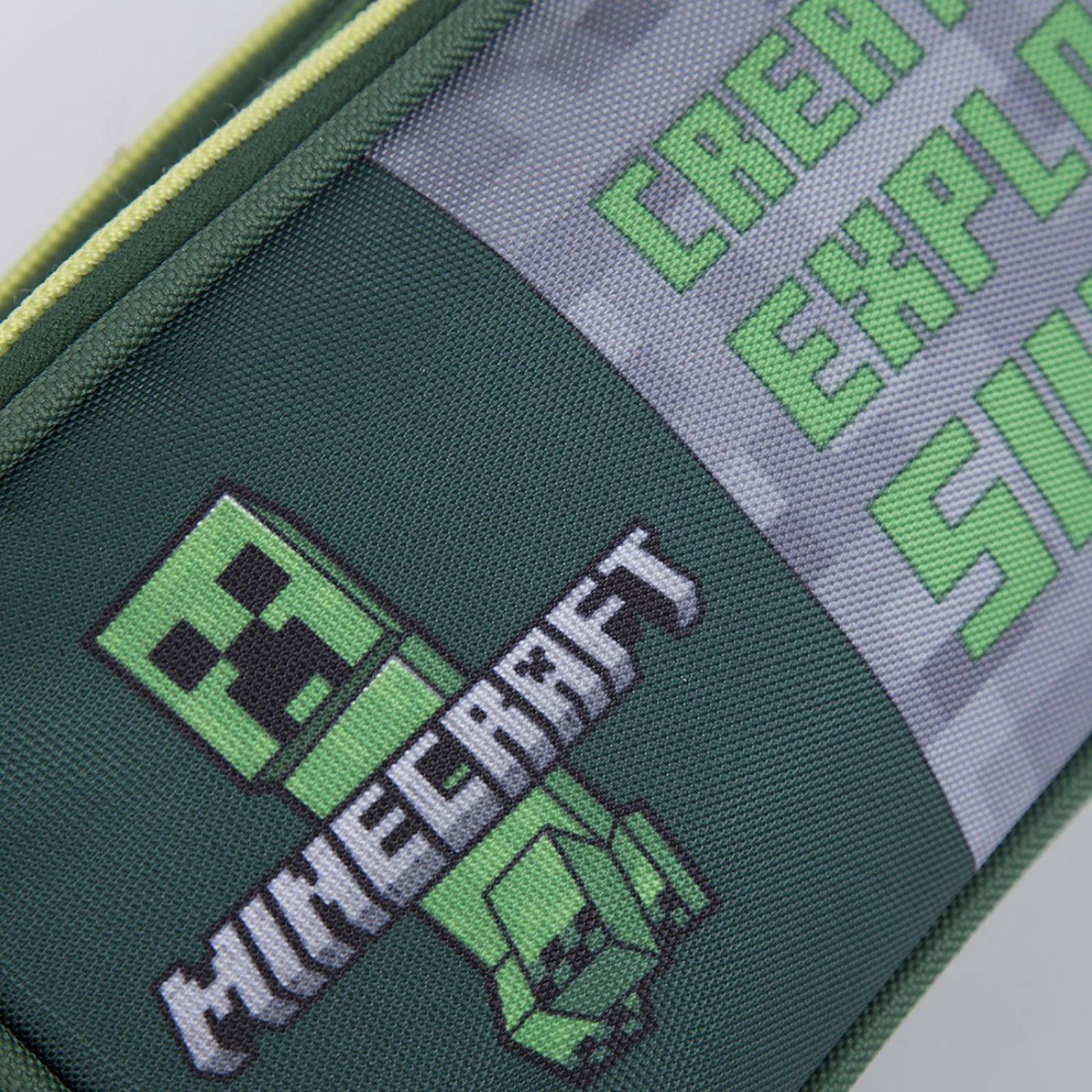 Lapicera Chico Verde Chenson Minecraft Primaria CES para niño