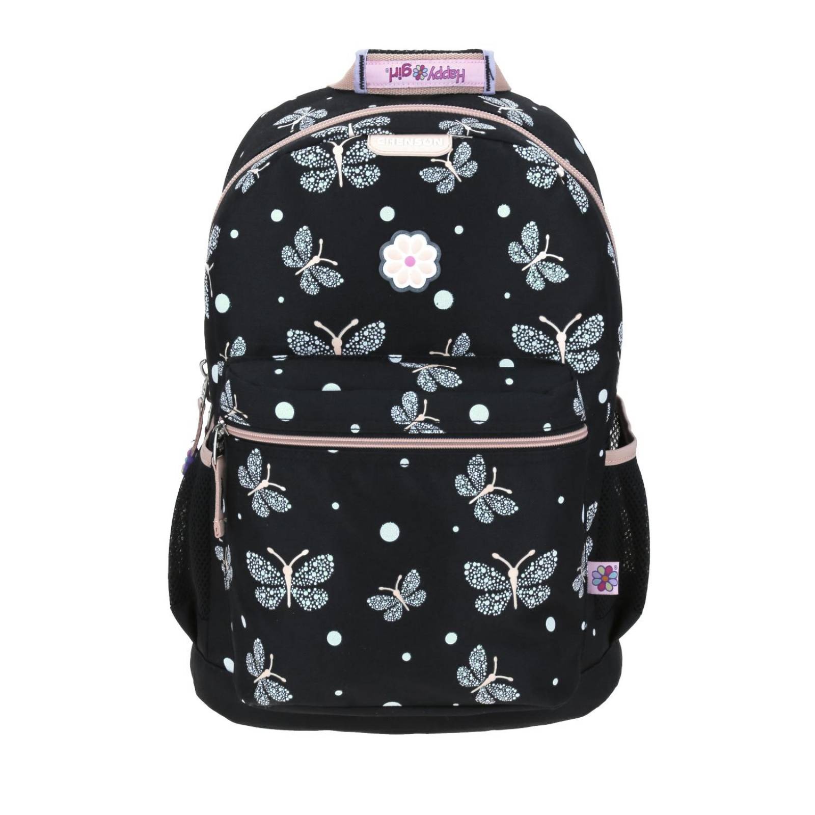 Mochila Grande Negro Chenson Happy Girl Primaria TANYE para niña Porta tablet de hasta 10". 