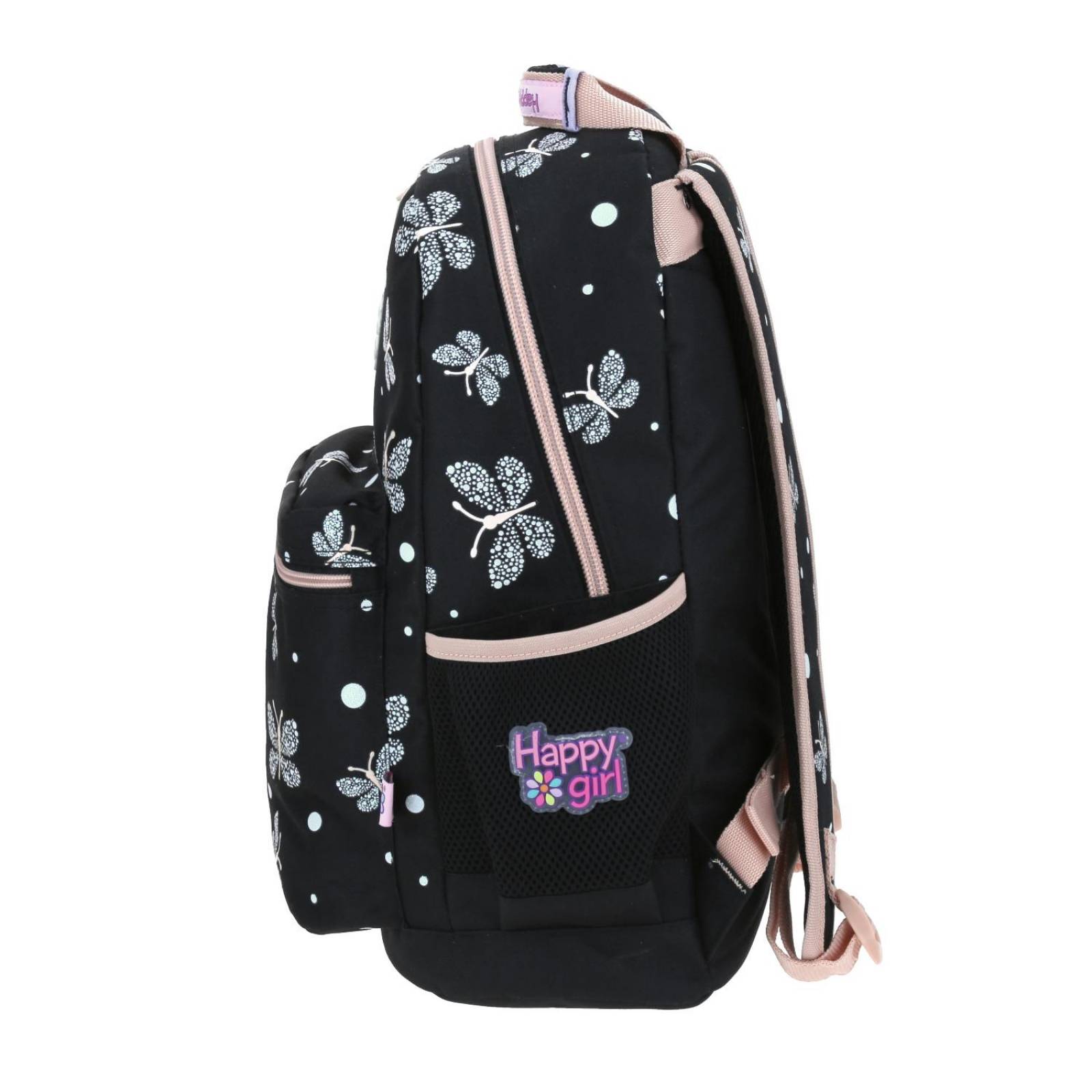 Mochila Grande Negro Chenson Happy Girl Primaria TANYE para niña Porta tablet de hasta 10". 