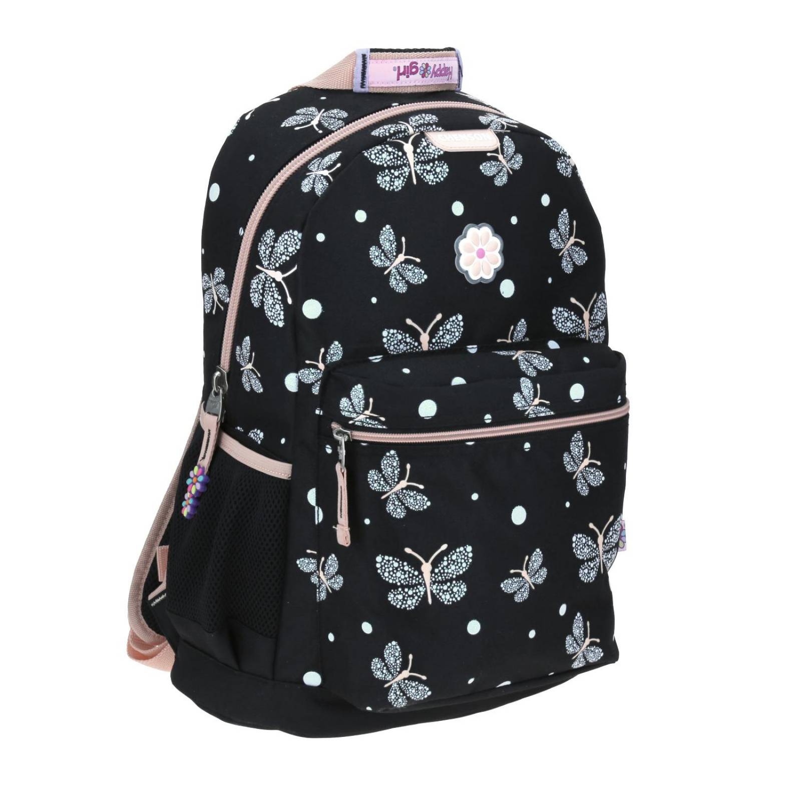 Mochila Grande Negro Chenson Happy Girl Primaria TANYE para niña Porta tablet de hasta 10". 