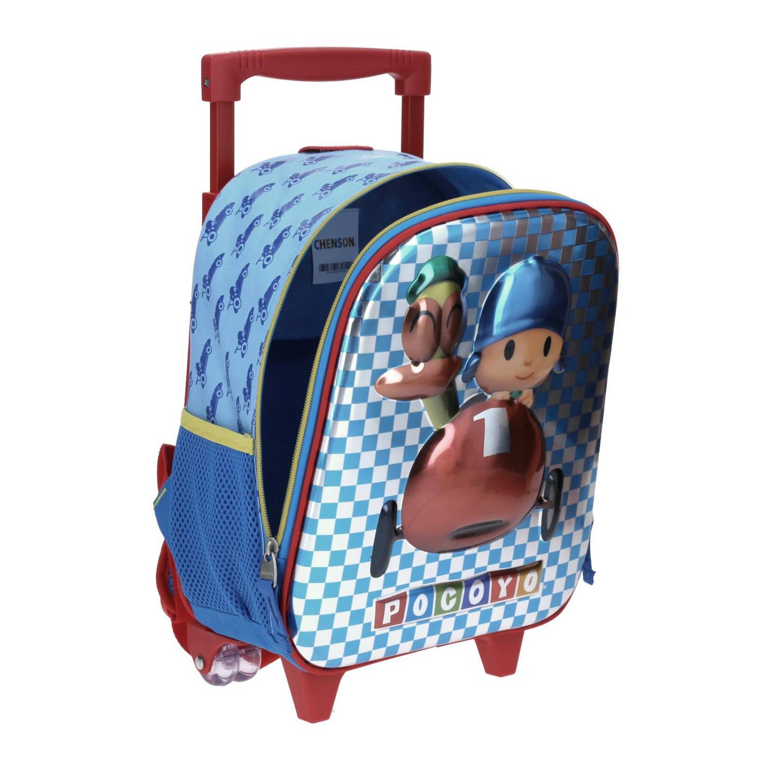 Mochila con Ruedas Chico Azul Chenson Pocoyo Kinder POCOPE para niño 