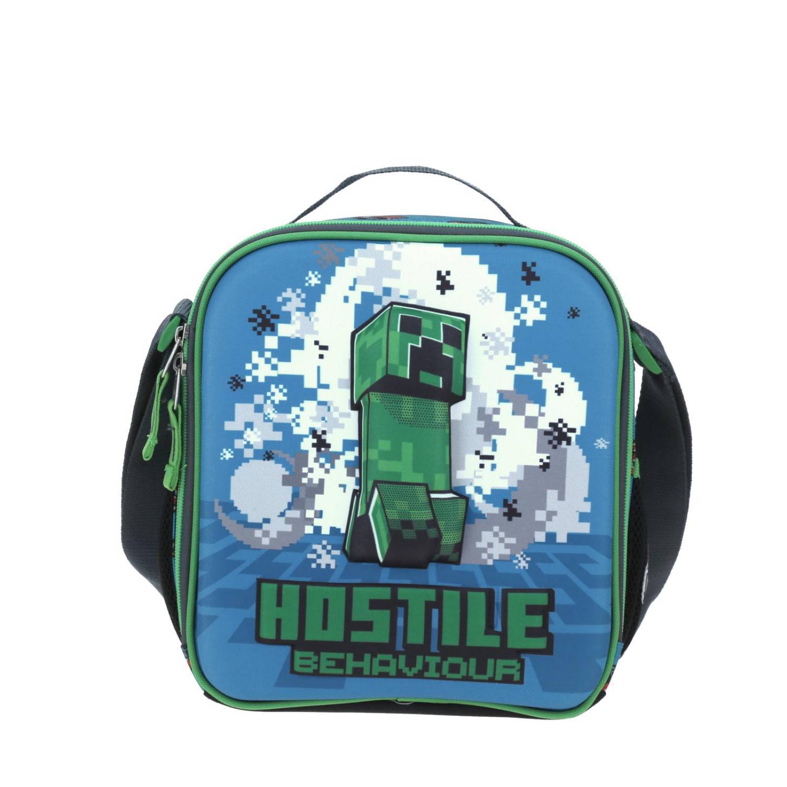 Lonchera Chico Azul Chenson Minecraft Primaria JOLLYZA para niño 
