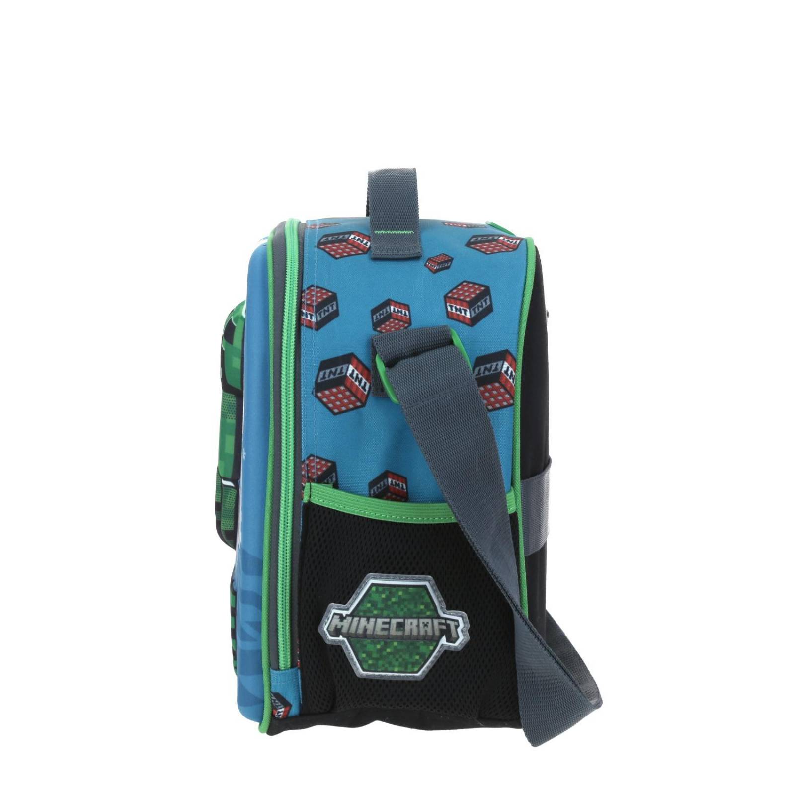 Lonchera Chico Azul Chenson Minecraft Primaria JOLLYZA para niño 