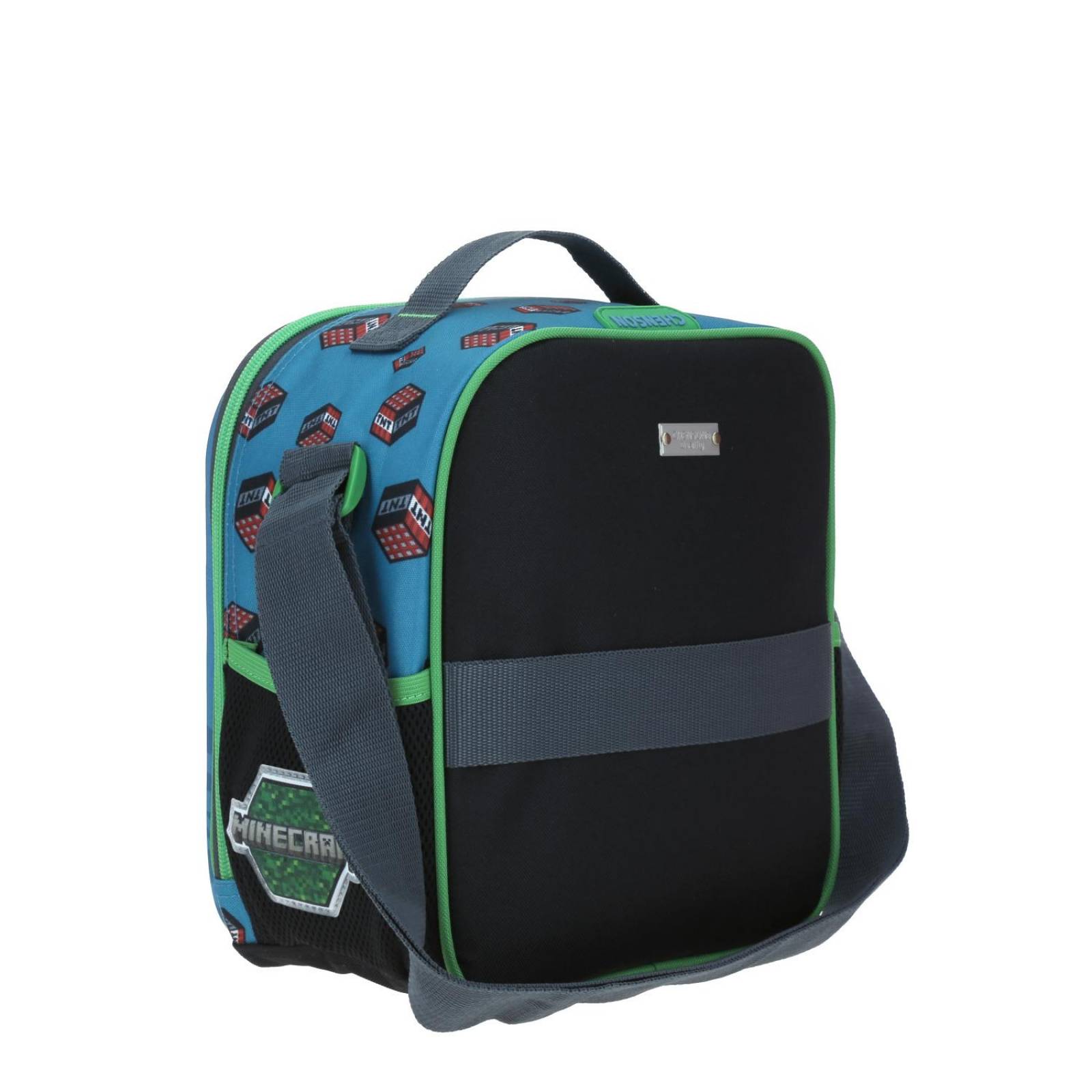 Lonchera Chico Azul Chenson Minecraft Primaria JOLLYZA para niño 