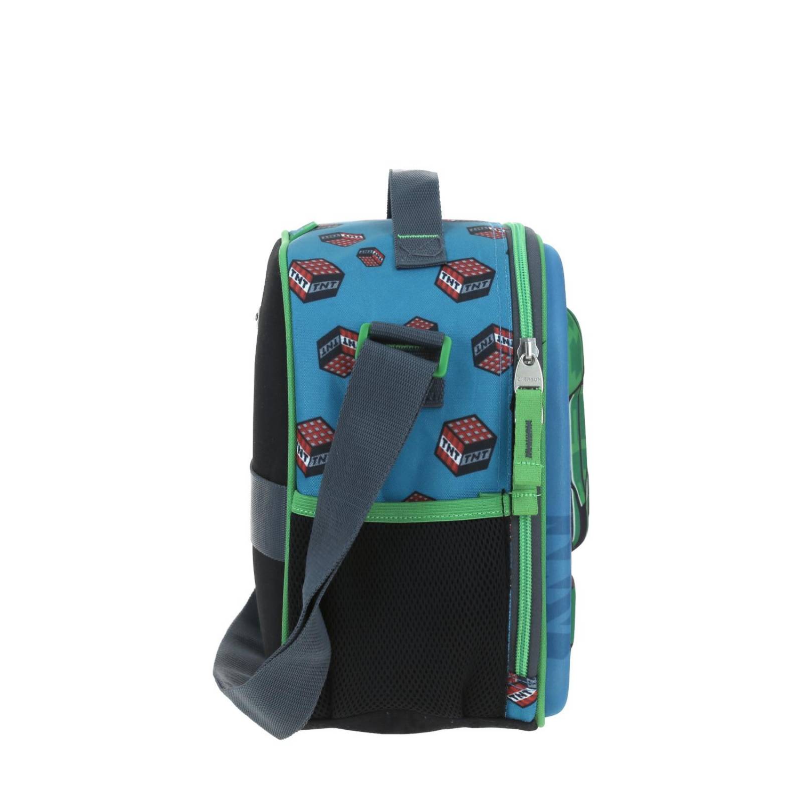 Lonchera Chico Azul Chenson Minecraft Primaria JOLLYZA para niño 