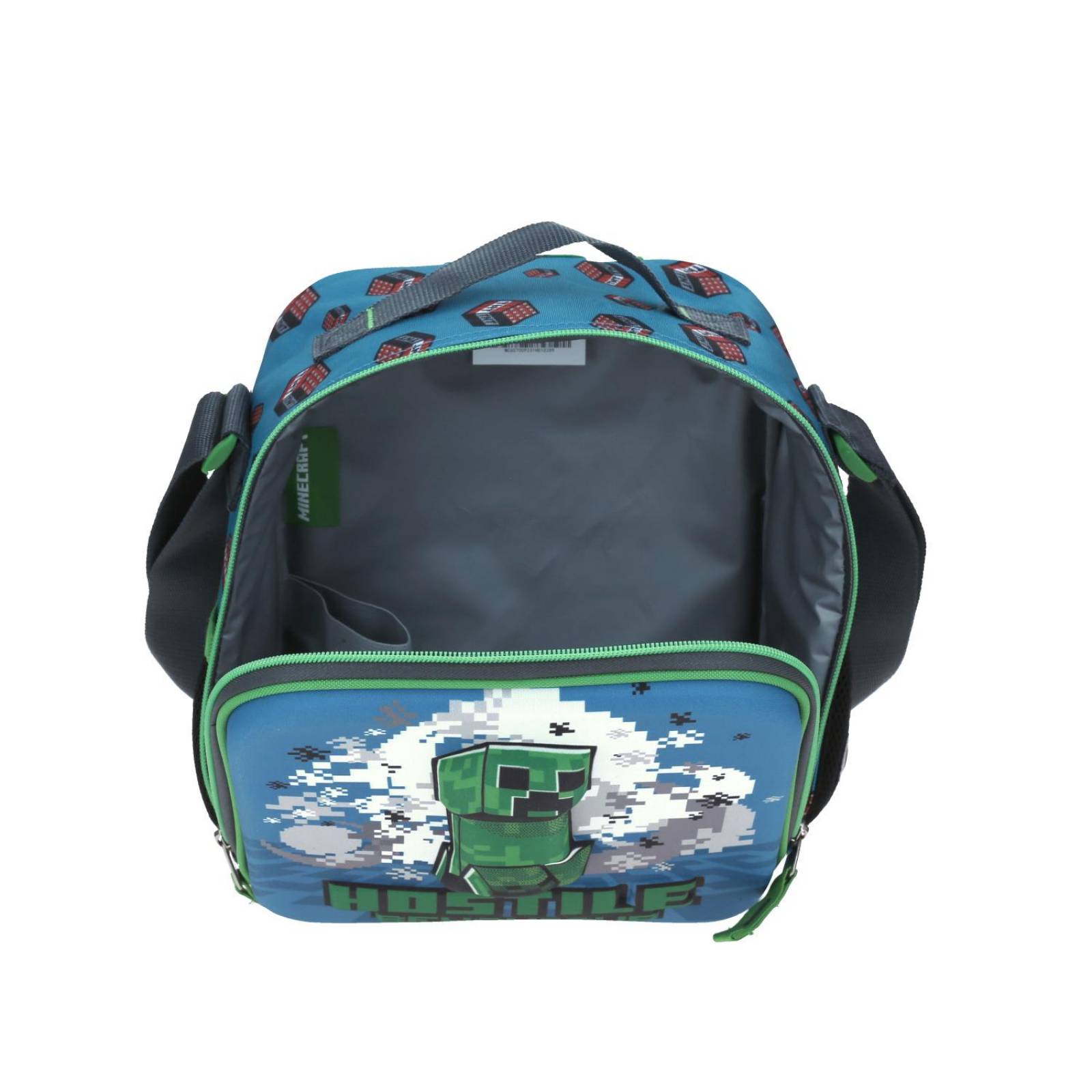 Lonchera Chico Azul Chenson Minecraft Primaria JOLLYZA para niño 