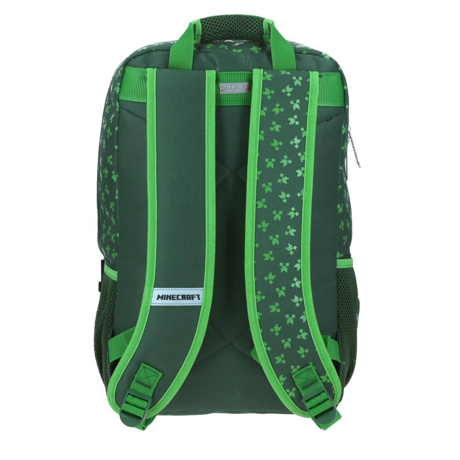 Mochila Grande Verde Chenson Minecraft Primaria BROCK para niño 