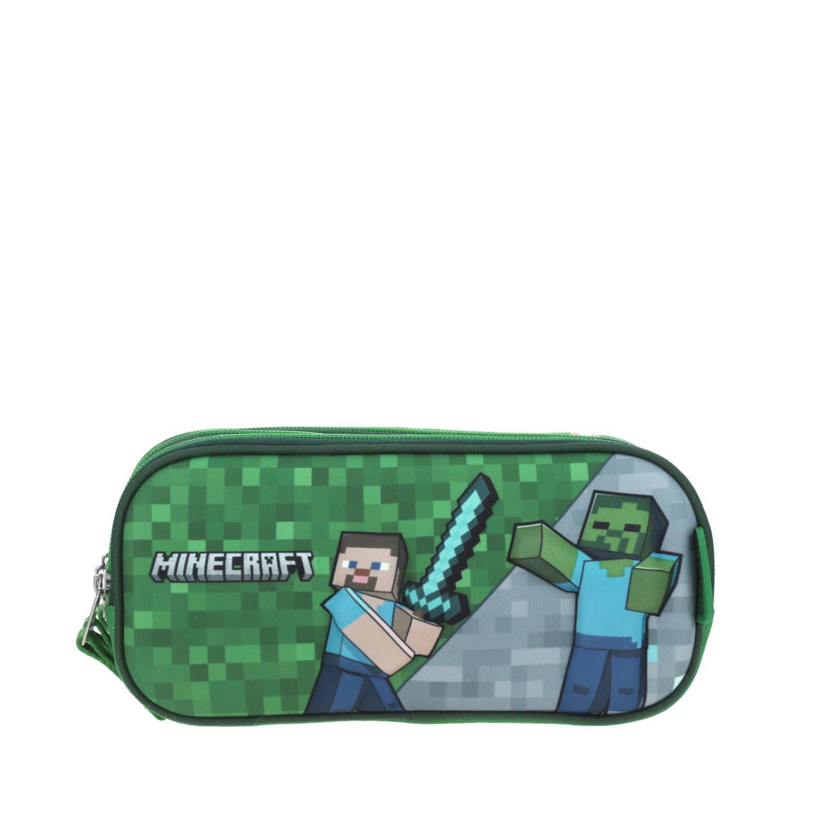 Lapicera Chico Verde Chenson Minecraft Primaria FAIGT para niño 