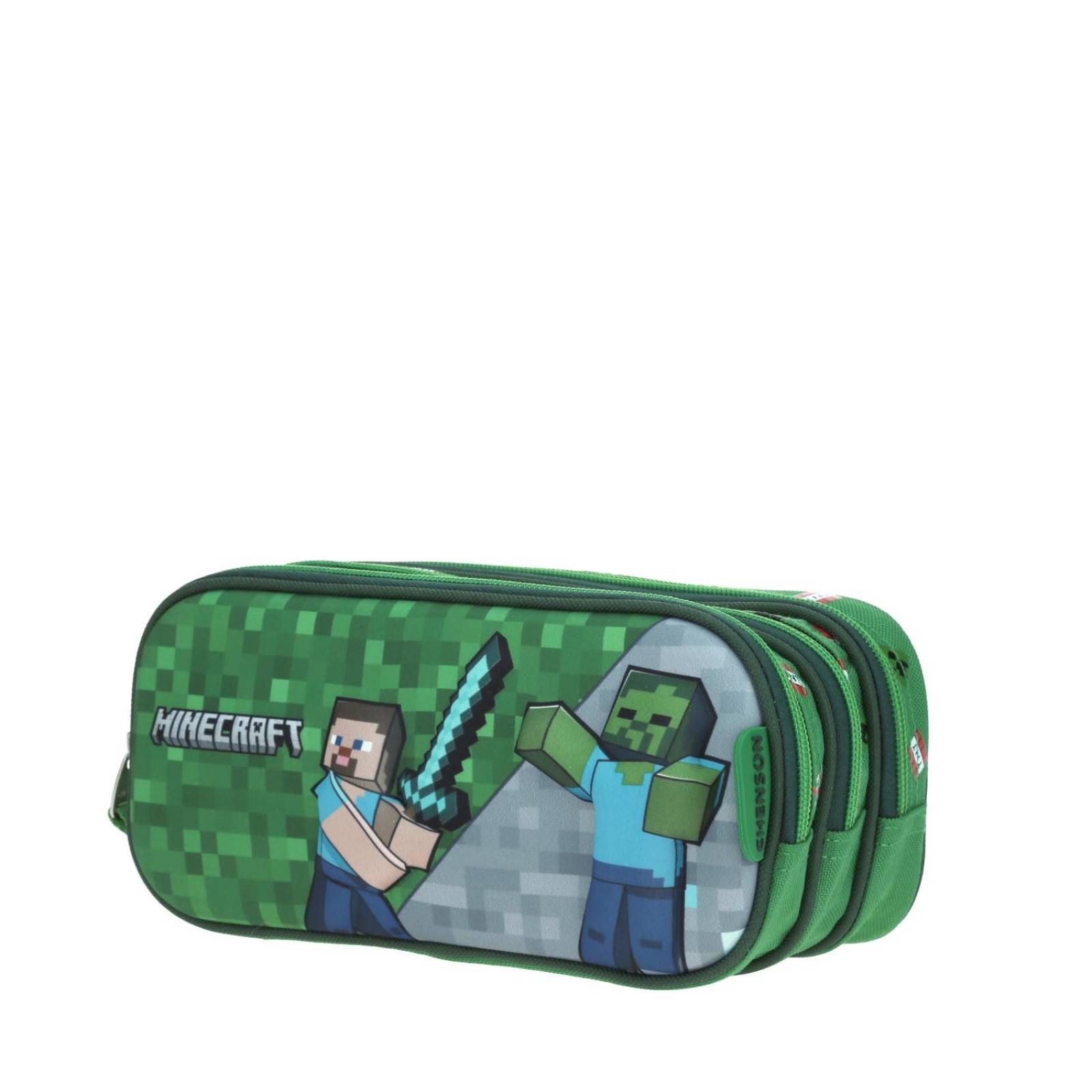 Lapicera Chico Verde Chenson Minecraft Primaria FAIGT para niño 