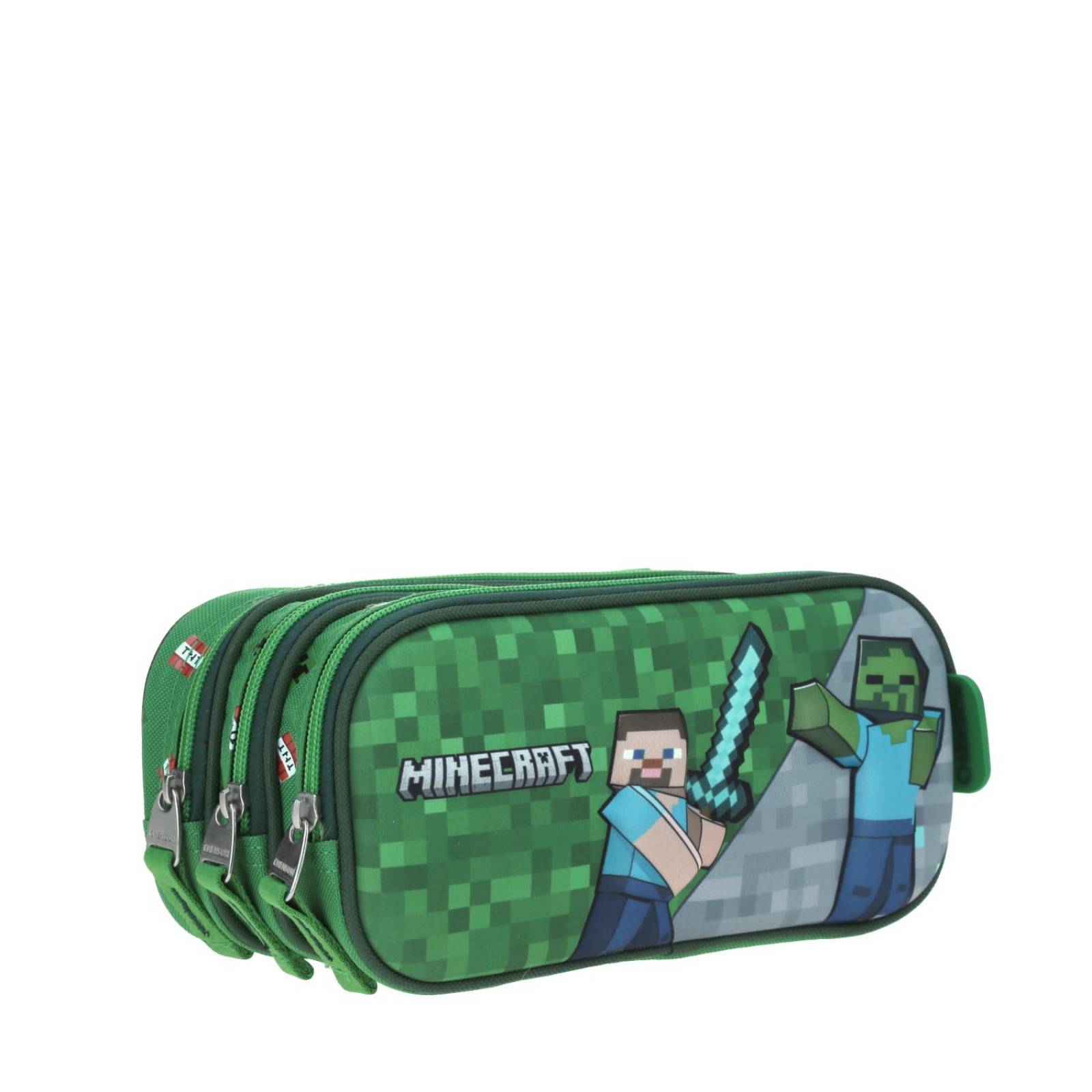 Lapicera Chico Verde Chenson Minecraft Primaria FAIGT para niño 