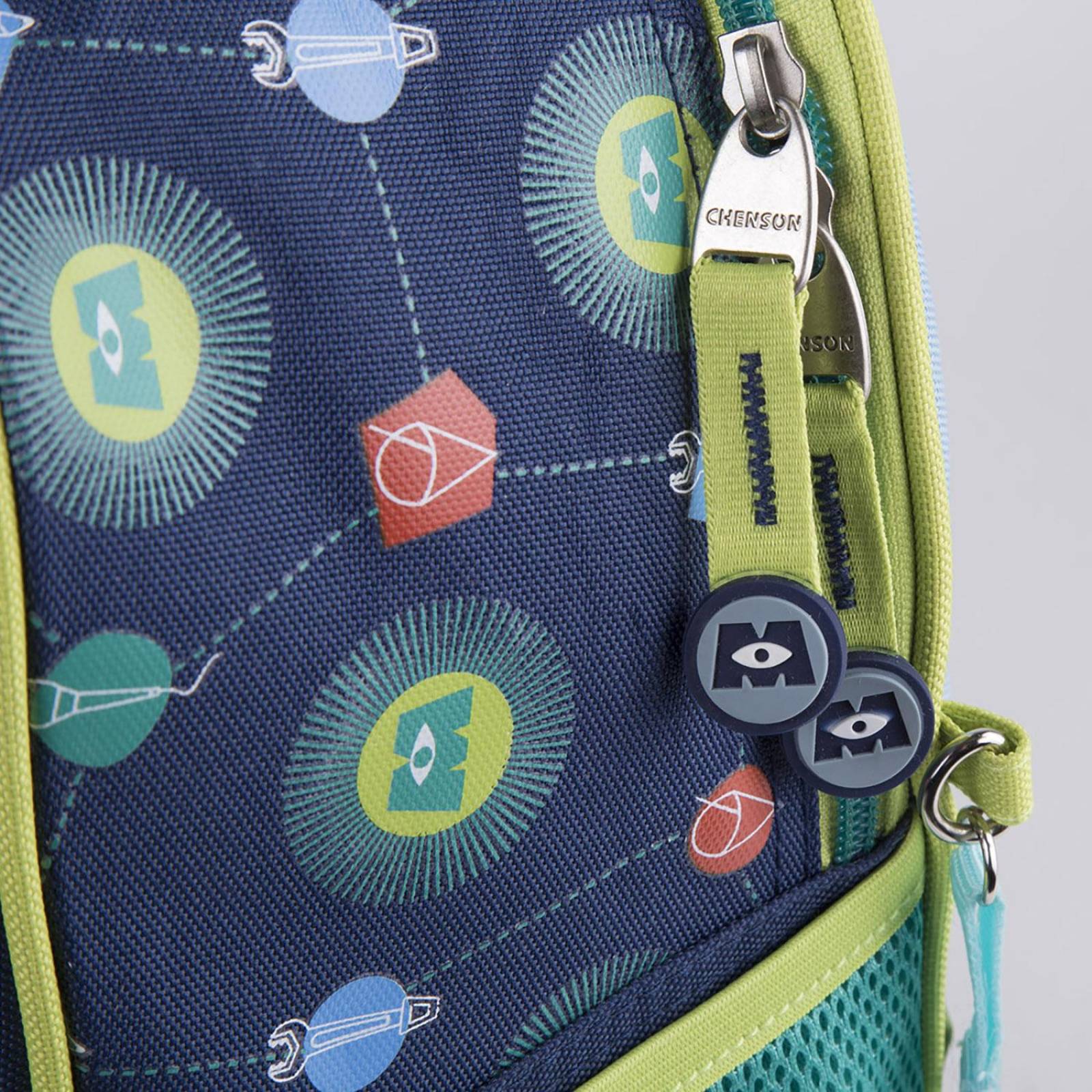 Mochila Chico Azul Chenson Monster at Work Kinder Zomos para niño 