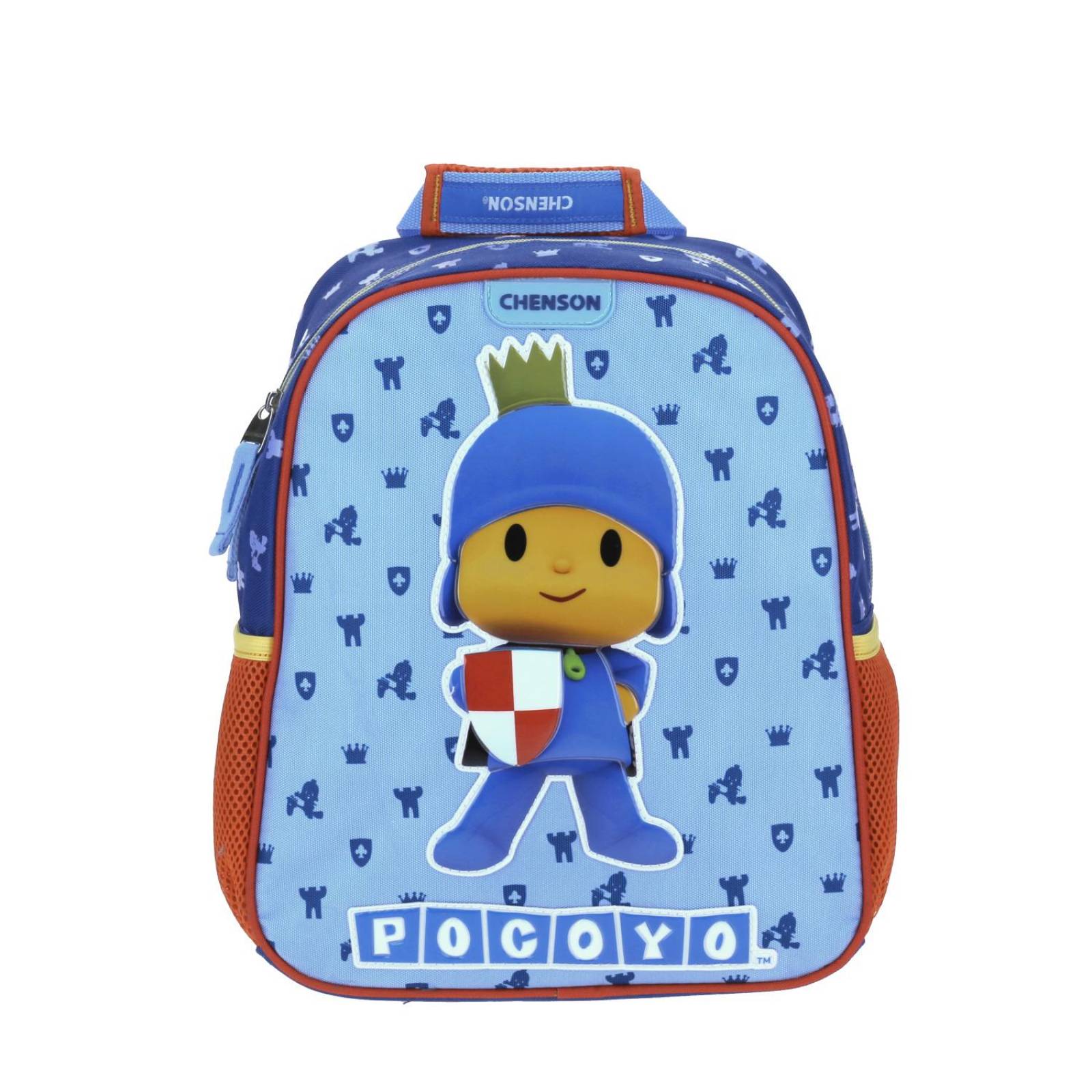 Mochila Chico Azul Chenson Pocoyo Kinder POKY para niño 