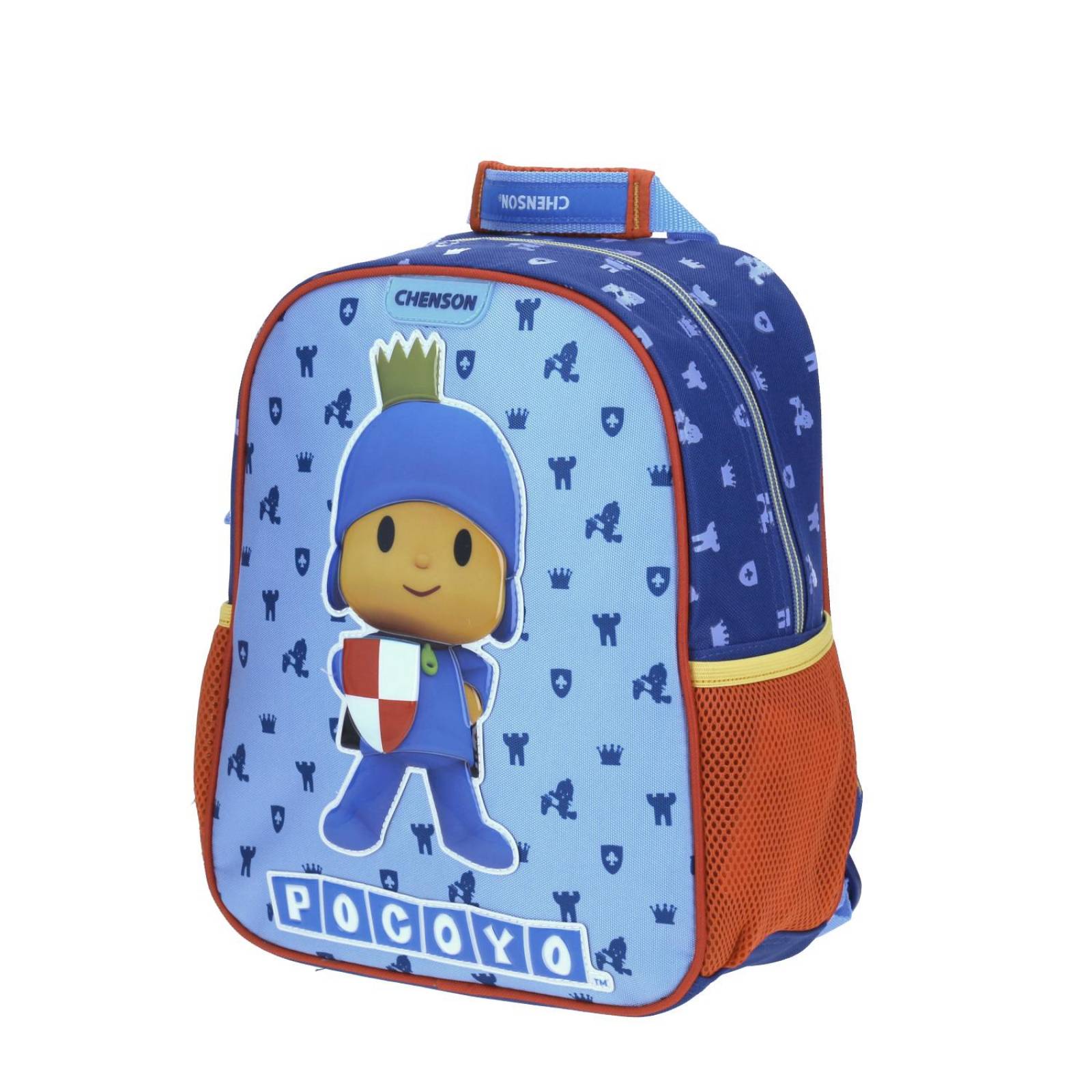 Mochila Chico Azul Chenson Pocoyo Kinder POKY para niño 
