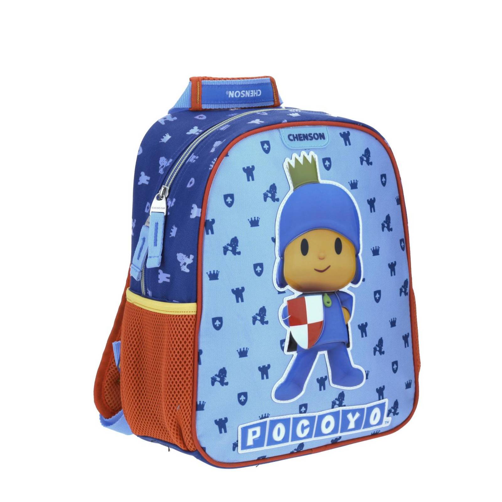 Mochila Chico Azul Chenson Pocoyo Kinder POKY para niño 