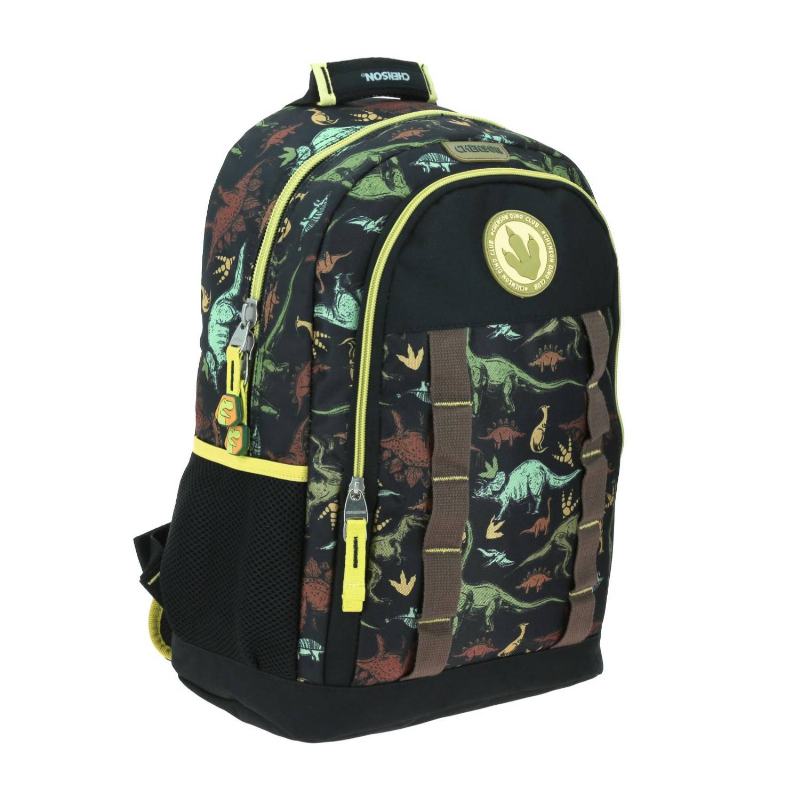 Mochila Grande NEGRO Chenson Original Primaria RONALD para niño Porta tablet de hasta 10". 