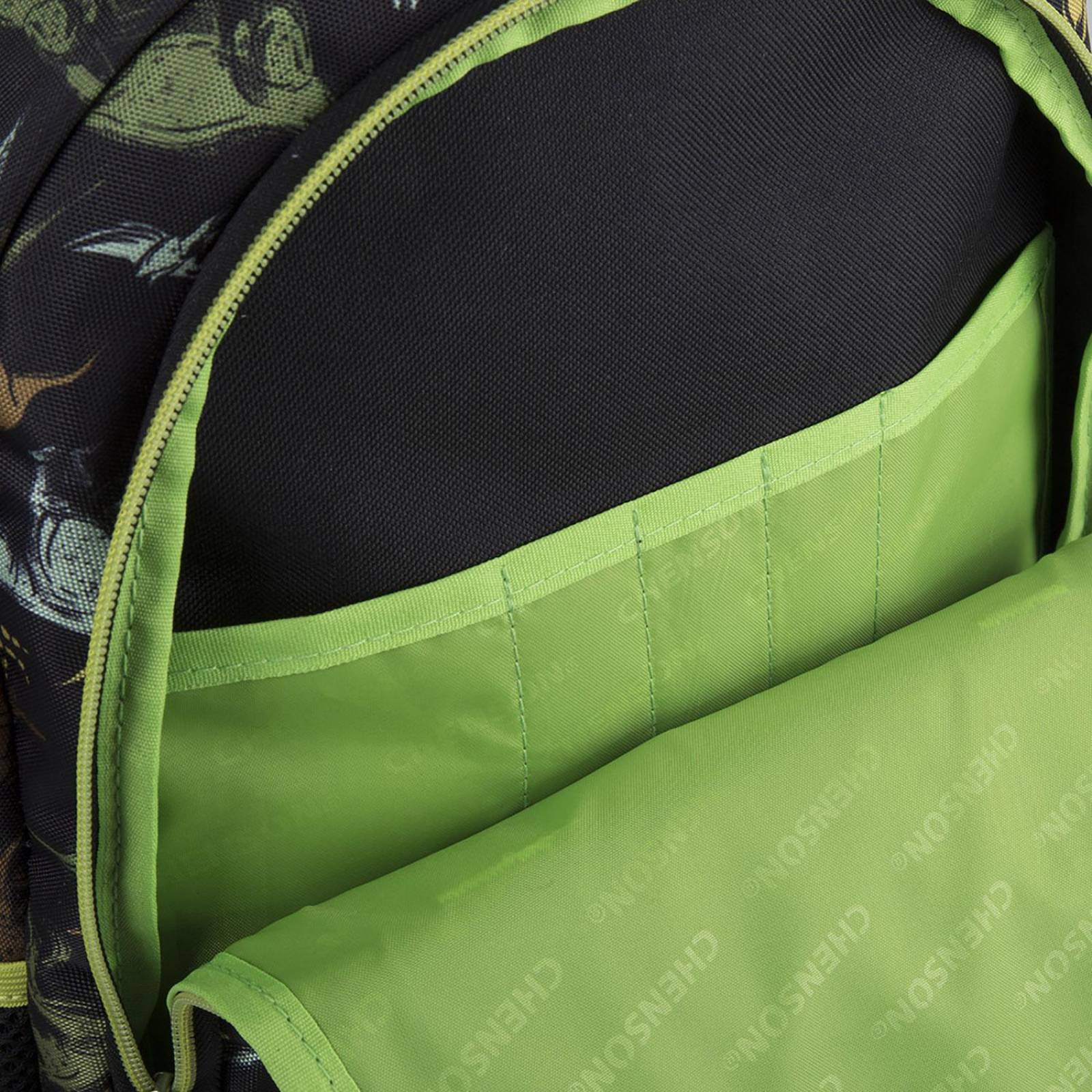 Mochila Grande NEGRO Chenson Original Primaria RONALD para niño Porta tablet de hasta 10". 