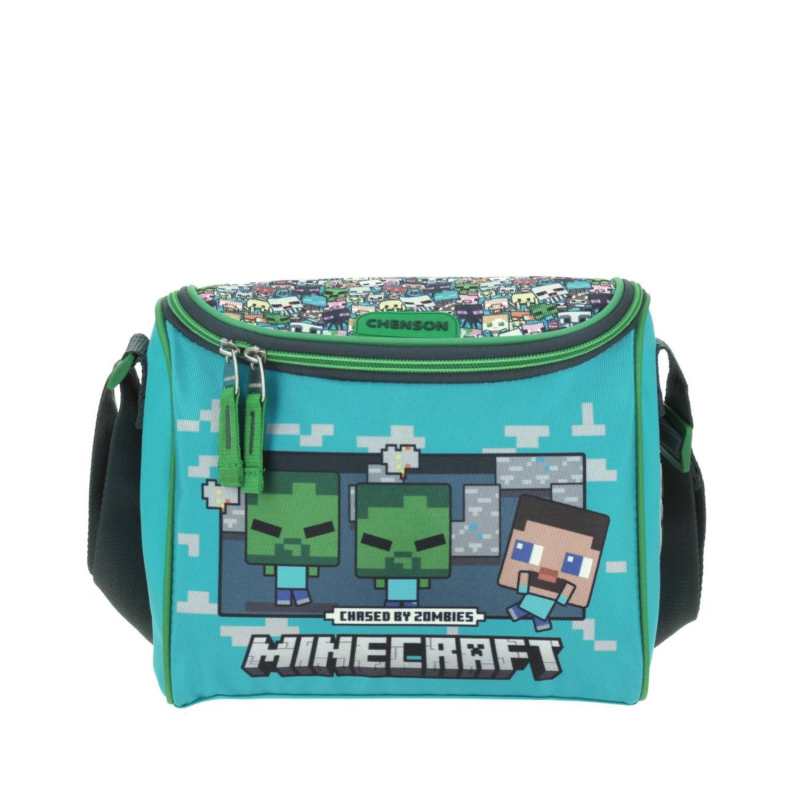 Lonchera Chico Azul Chenson Minecraft Primaria GRAVIOLA para niño 