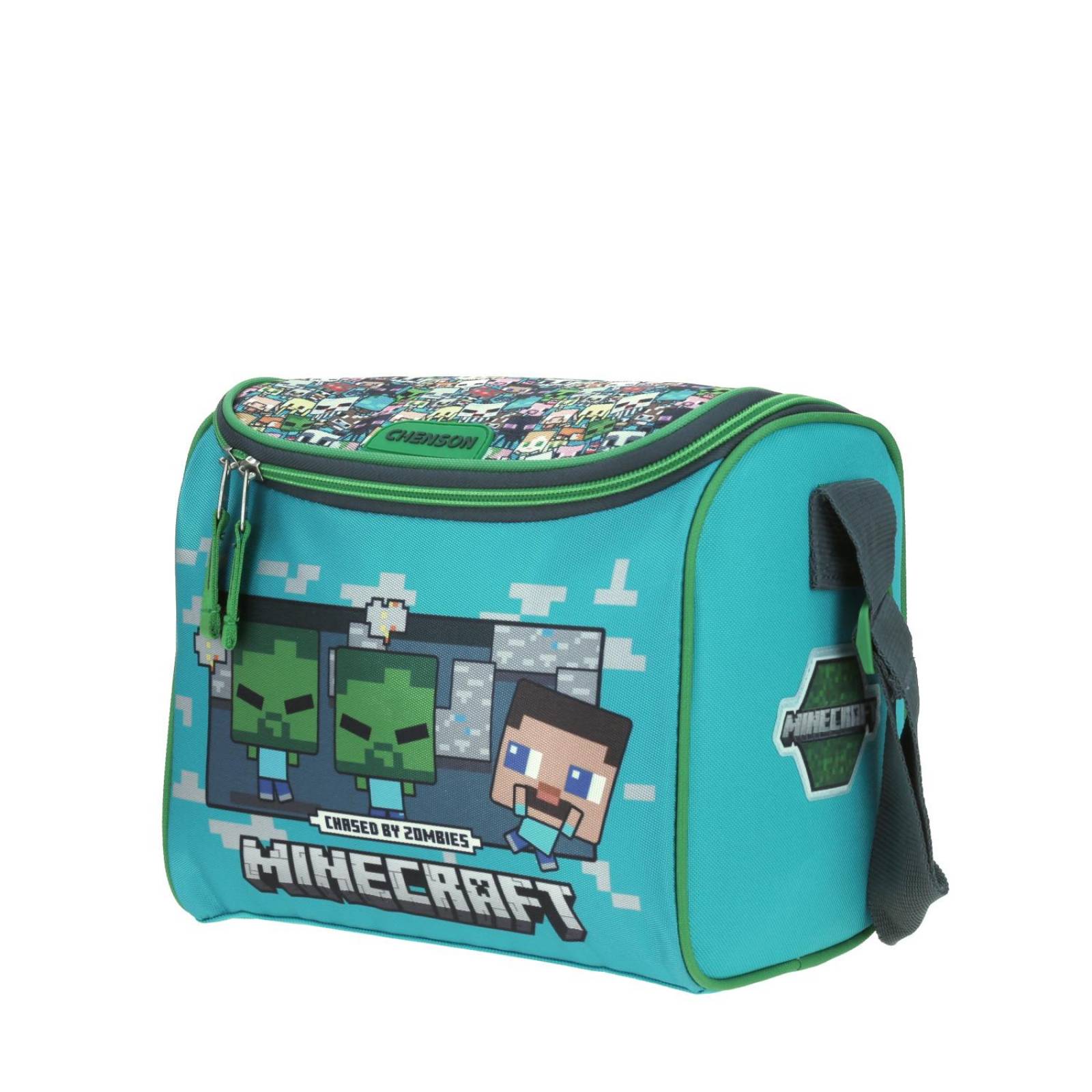 Lonchera Chico Azul Chenson Minecraft Primaria GRAVIOLA para niño 