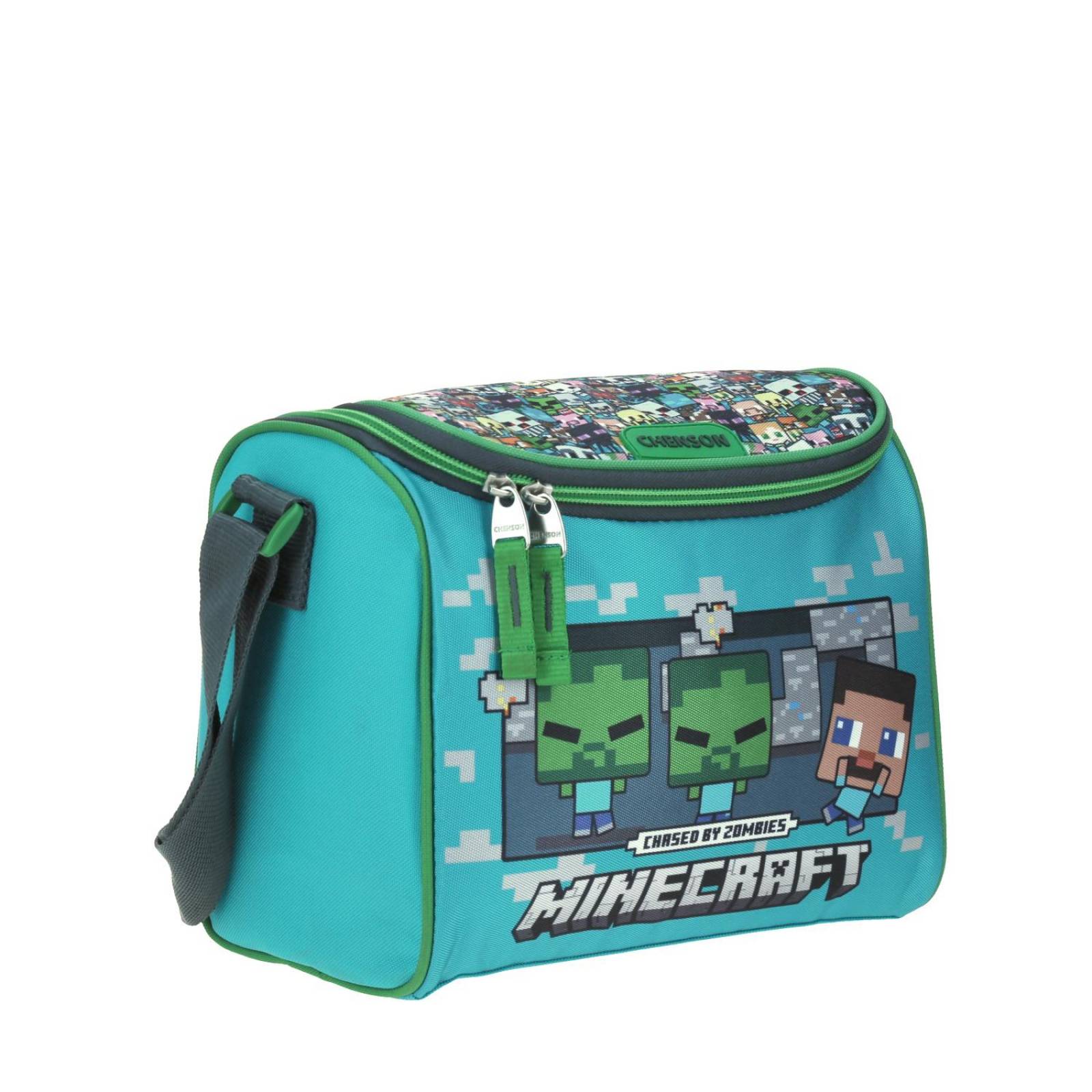 Lonchera Chico Azul Chenson Minecraft Primaria GRAVIOLA para niño 