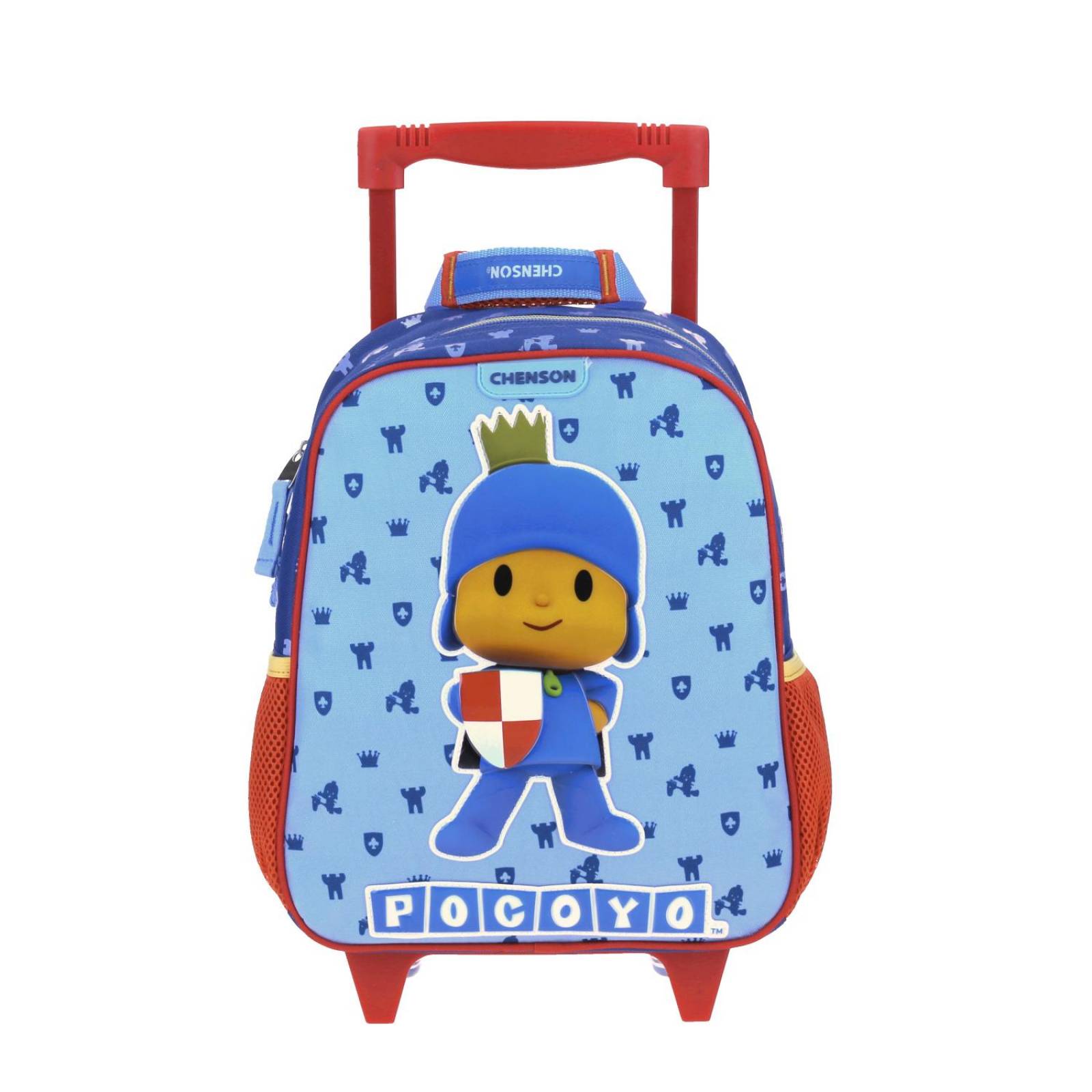 Mochila con Ruedas Chico Azul Chenson Pocoyo Kinder POKY para niño